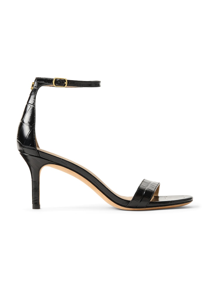 Lauren Ralph Lauren Sandale 'ALLIE' Damen Größe 40.5 schwarz