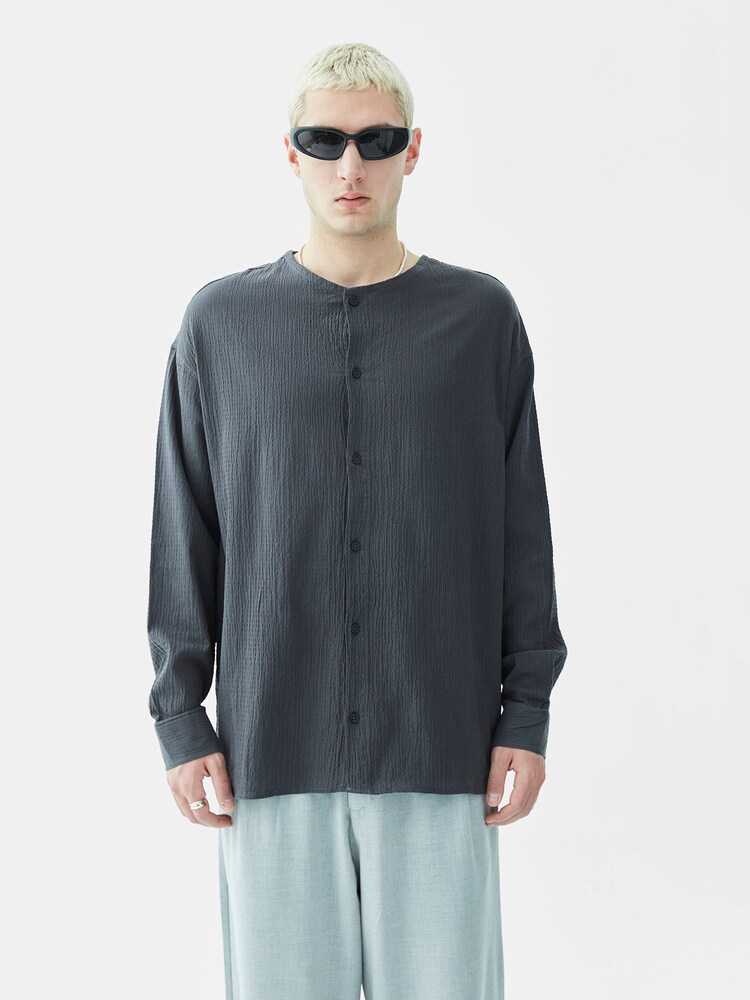 VAMOS CLO Hemd Herren Größe M taubenblau