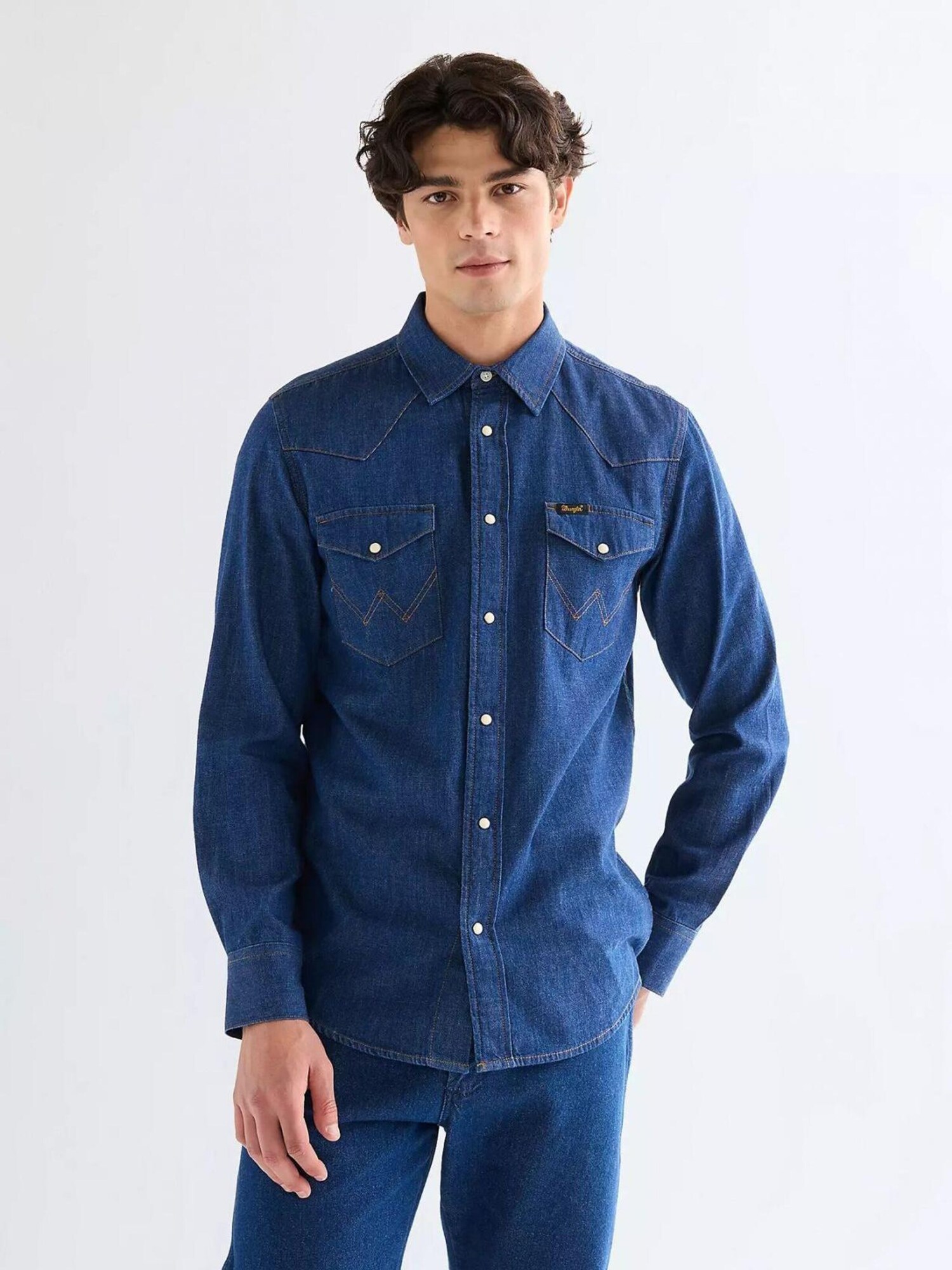 Wrangler Camisa De Manga Larga Western