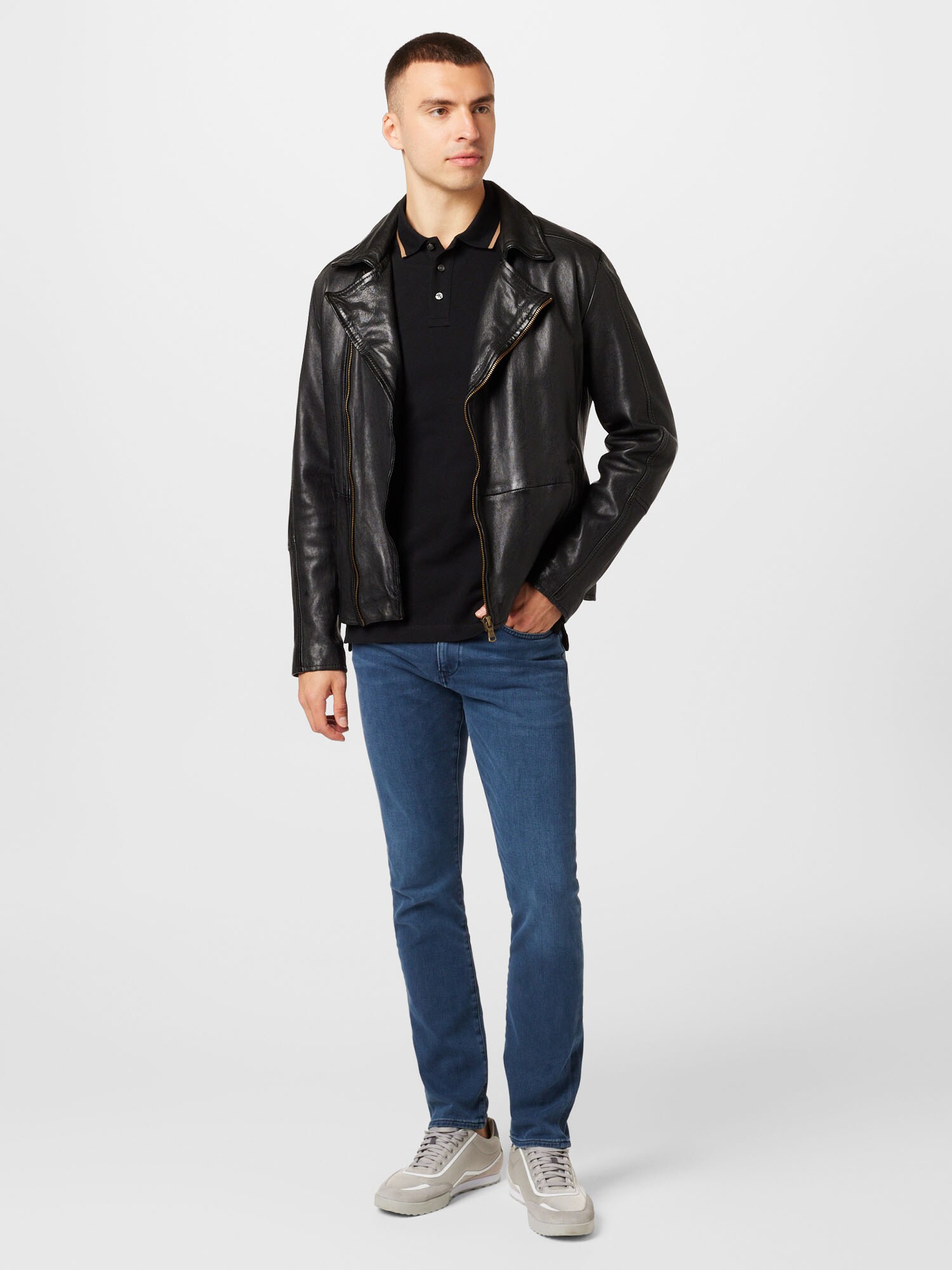 BOSS Camiseta 'Parlay 190'  marrón claro / negro – imagen 4