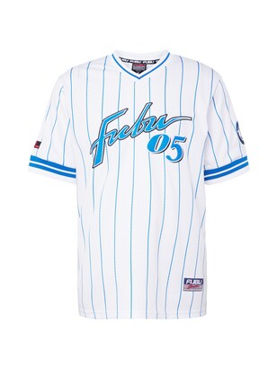 Fubu Shirt Blauw / Azuur / Wit