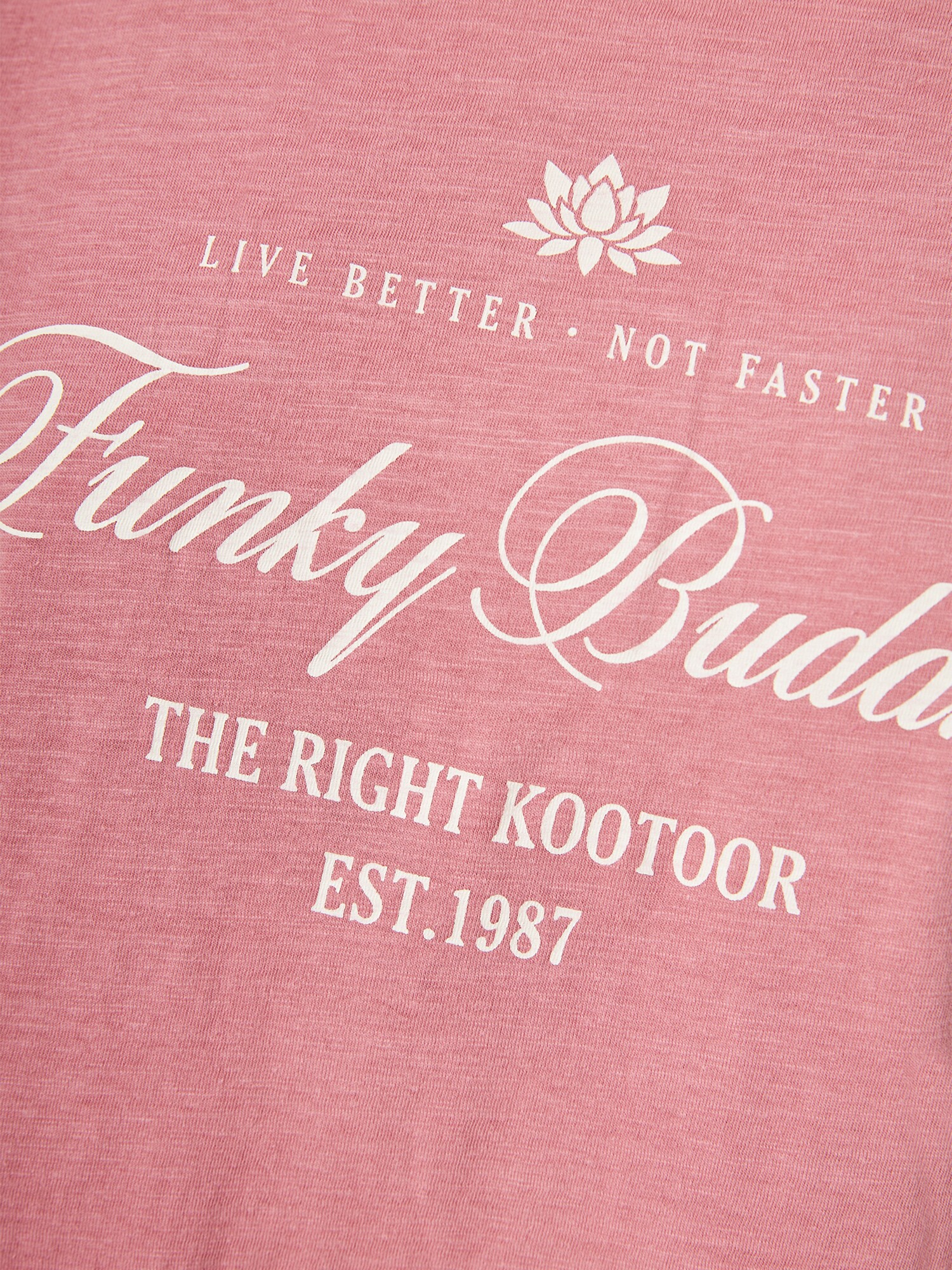 Funky Buddha Póló  rózsaszín / púder termék 2. képe