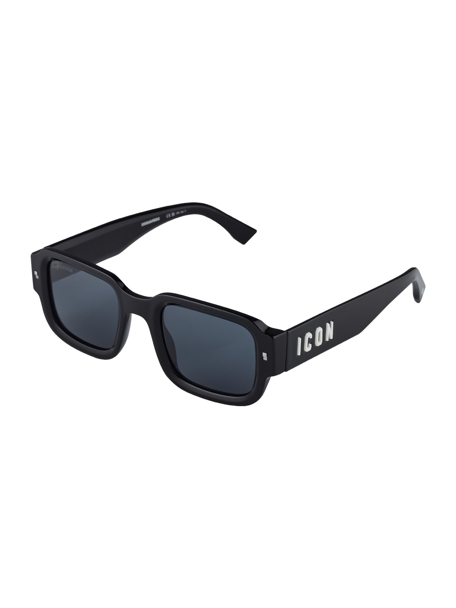 DSQUARED2 Ochelari de soare  negru / alb