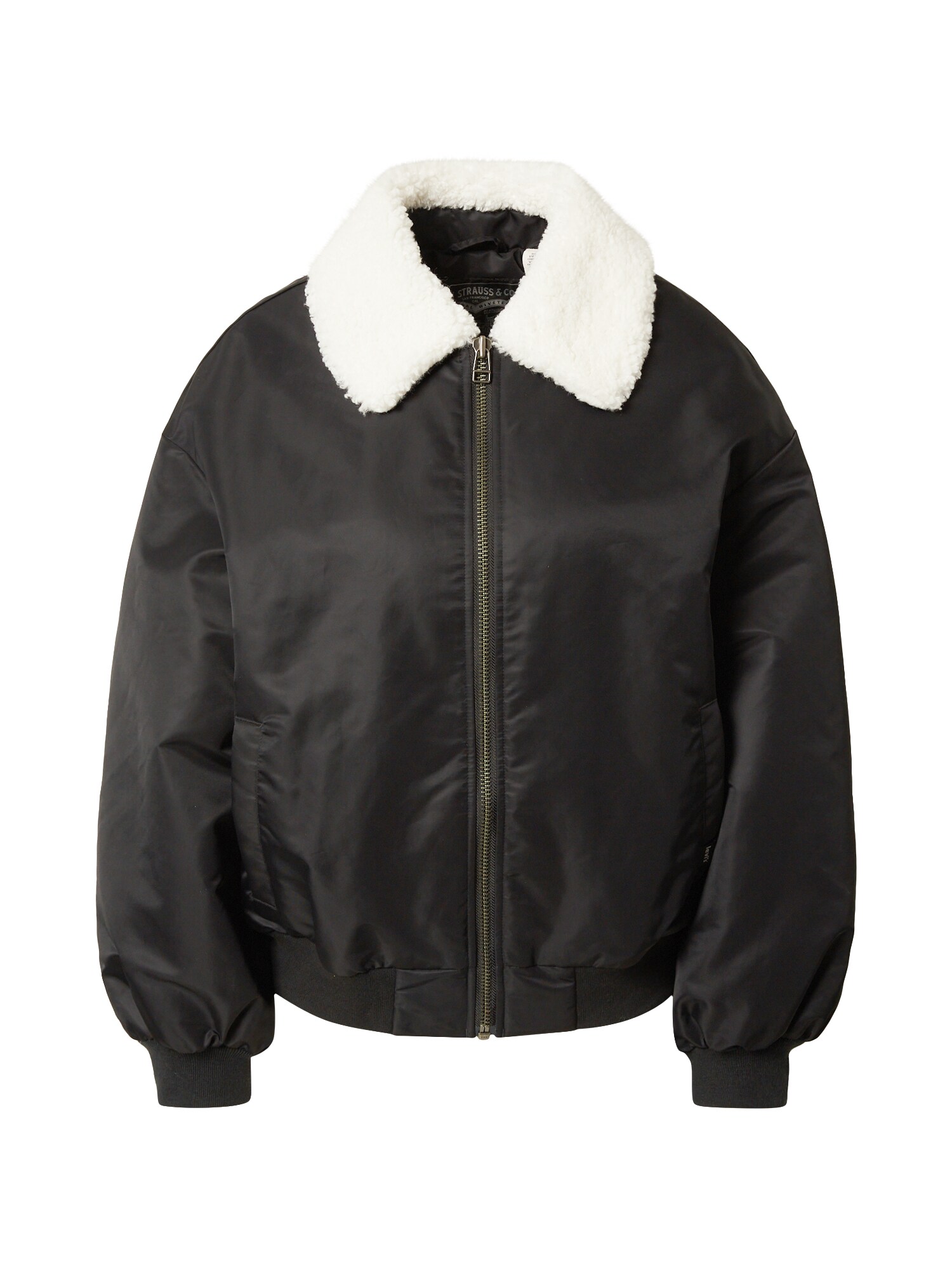 LEVI'S Prijelazna jakna 'ELISE RETRO BOMBER BLACKS'  crna / bijela