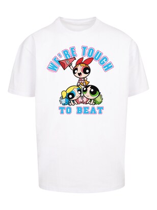 F4NT4STIC Shirt ‘Powerpuff Girls Tough To Beat’ Blauw / Groen / Rood / Wit