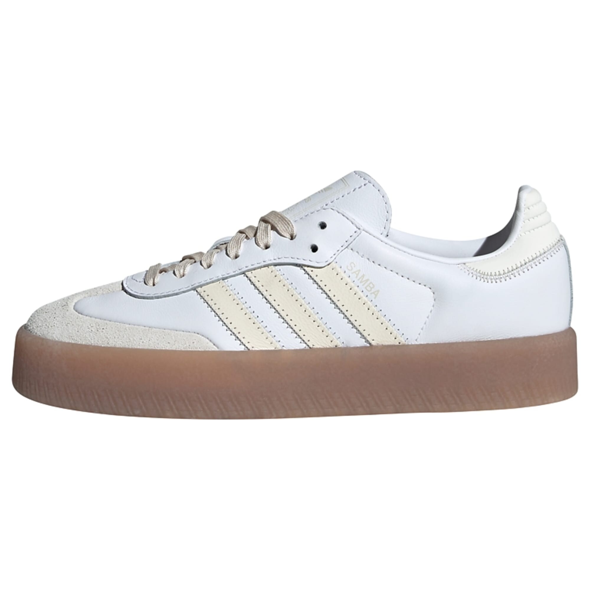 ADIDAS ORIGINALS Sneaker low 'Samba'  beige / hvid