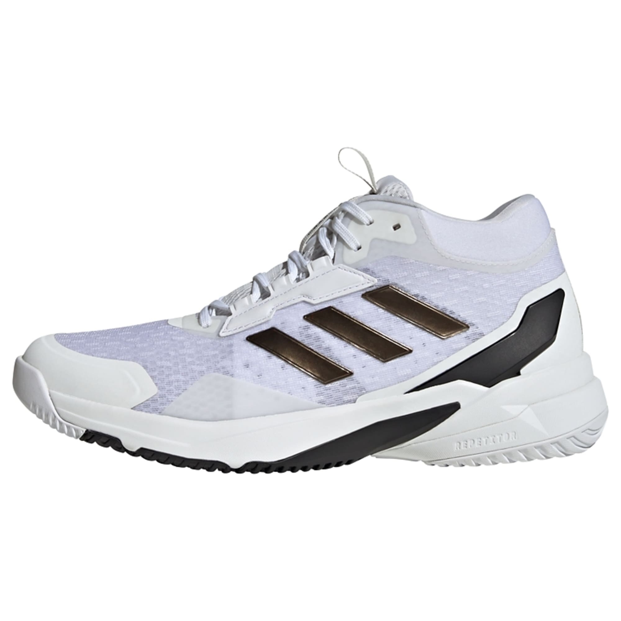ADIDAS PERFORMANCE Calzado deportivo 'Crazyflight 6 Mid Indoor' negro / blanco / blanco moteado