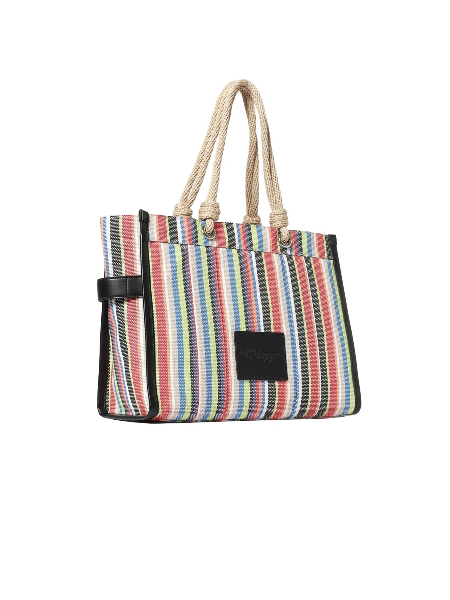 Marc Jacobs Shopper 'Stripe Mesh Large Tote	42x34x17 cm'  ecru