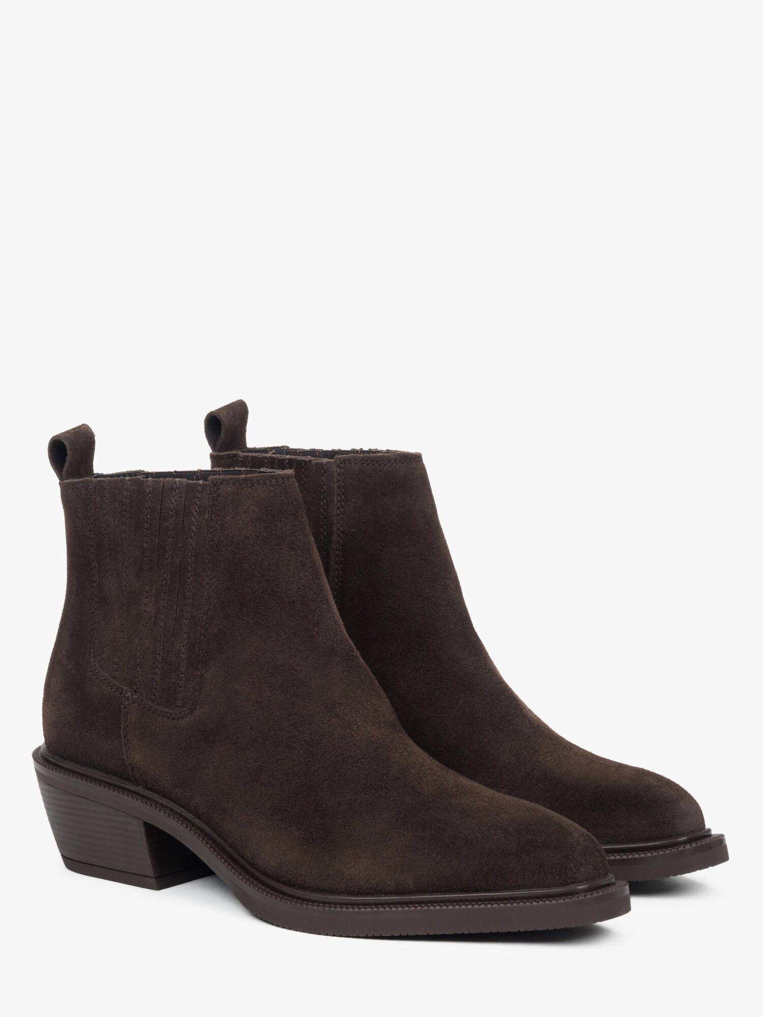 Estro Botas camperas '09-3456'  marrón oscuro
