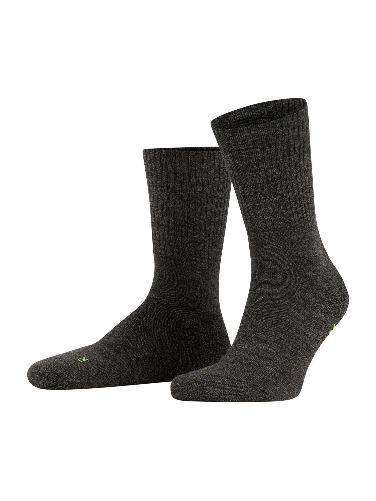 FALKE Șosete sport gri metalic / verde măr