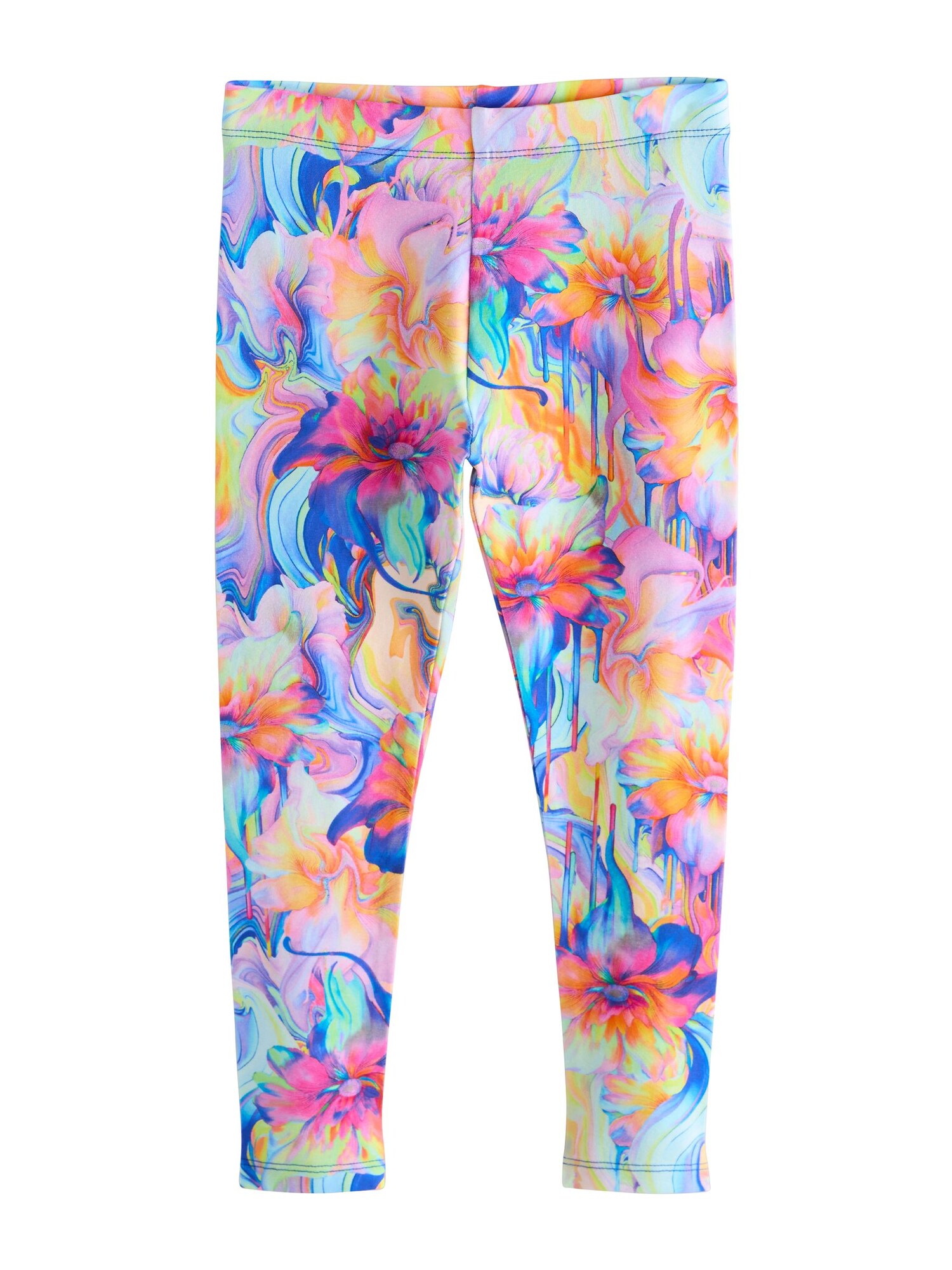 Next Leggings  albastru / mov prună / portocaliu / roz deschis