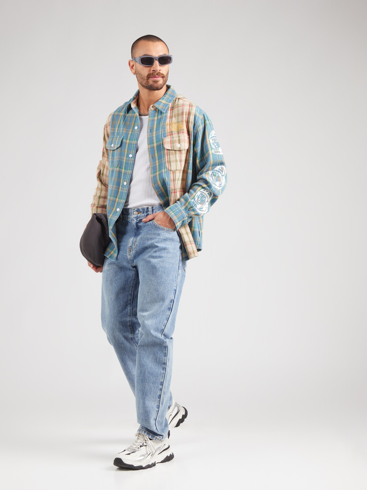 Billionaire Boys Club Ing  bézs / világoskék / piros / fehér termék 2. képe