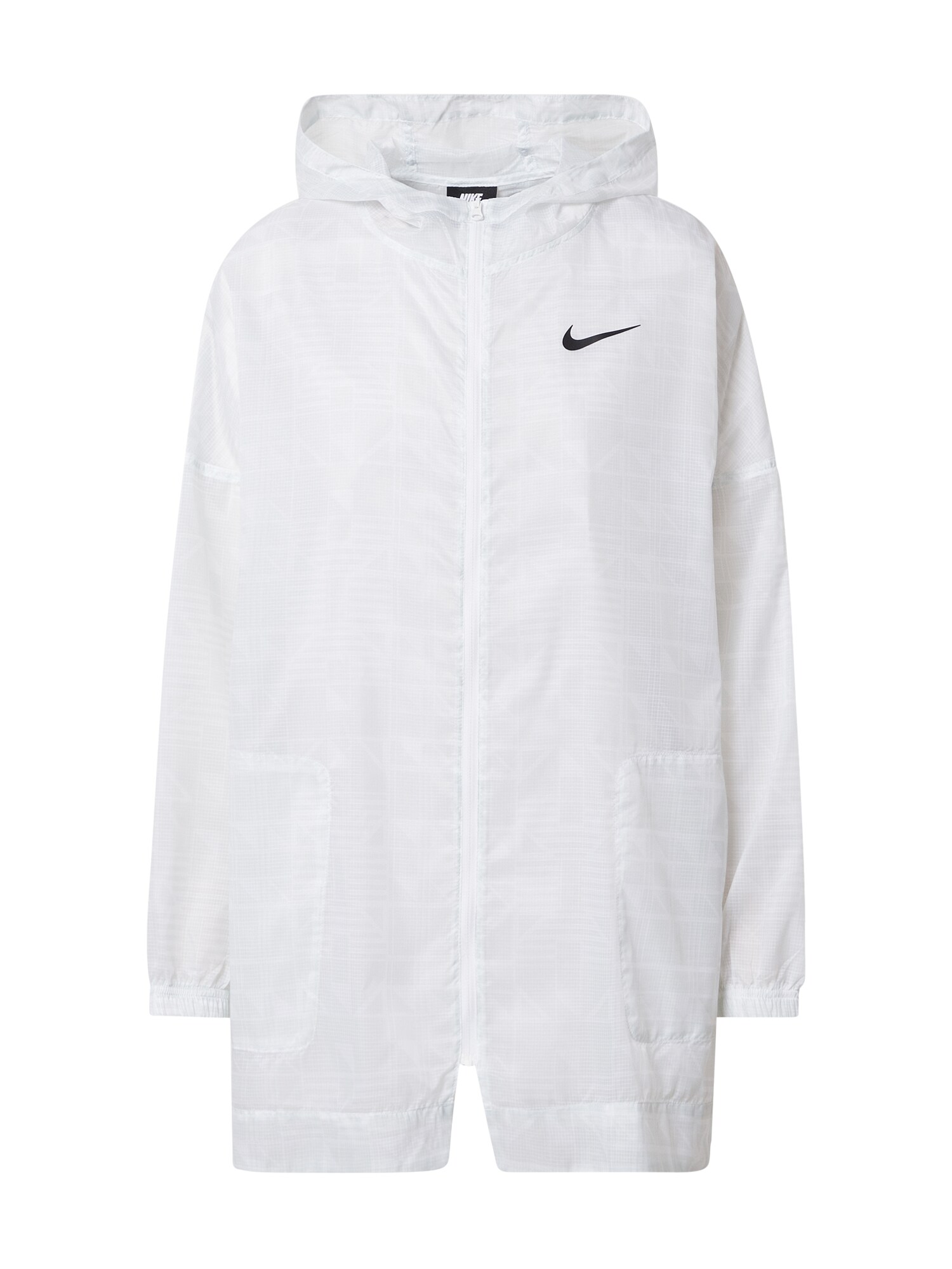 Nike Sportswear Demisezoninė striukė 'W NSW INDIO JKT WOVEN AOP'  balta