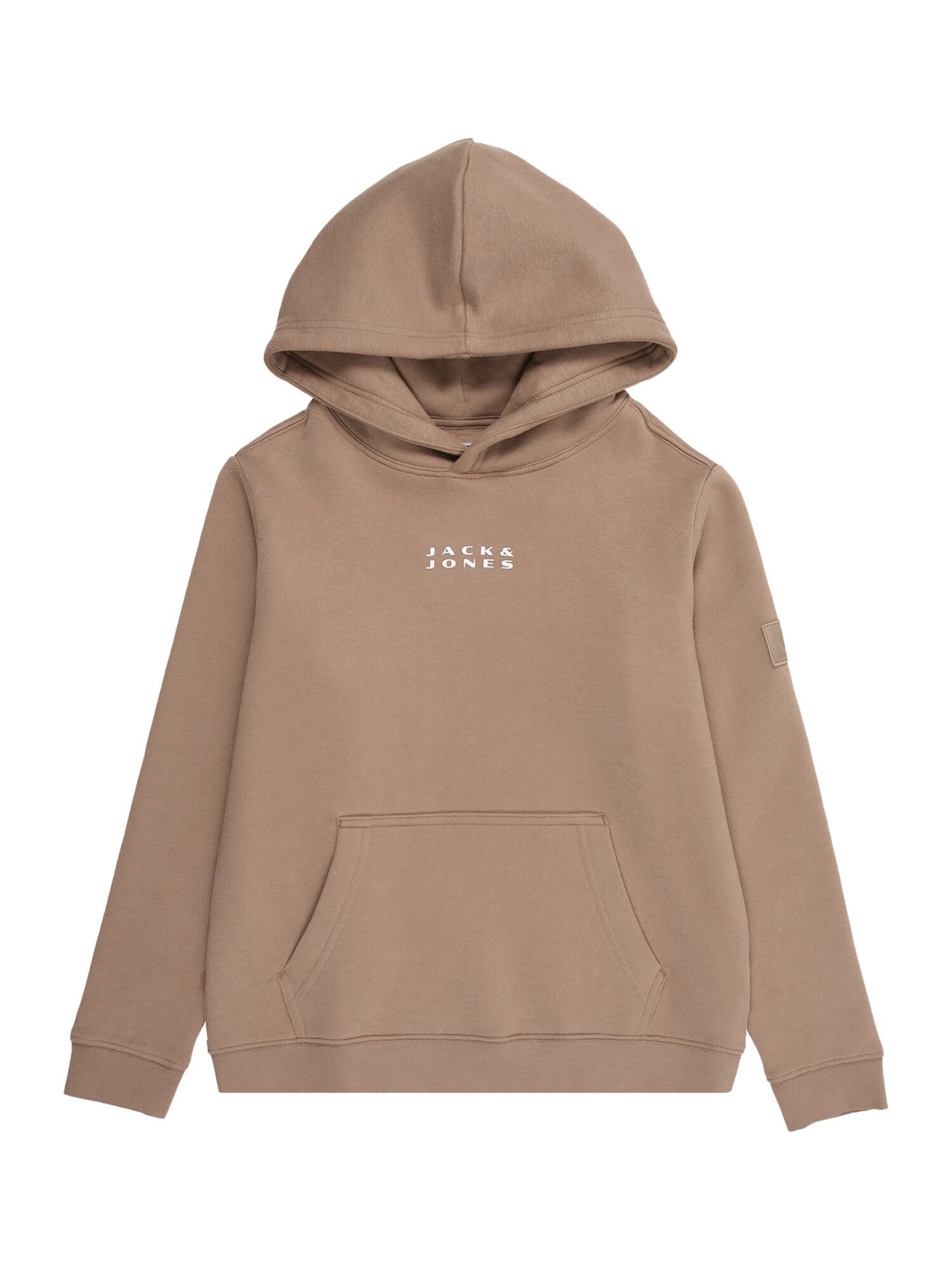 Jack & Jones Junior Sweatshirt 'JCOPOINT' camel / weiß