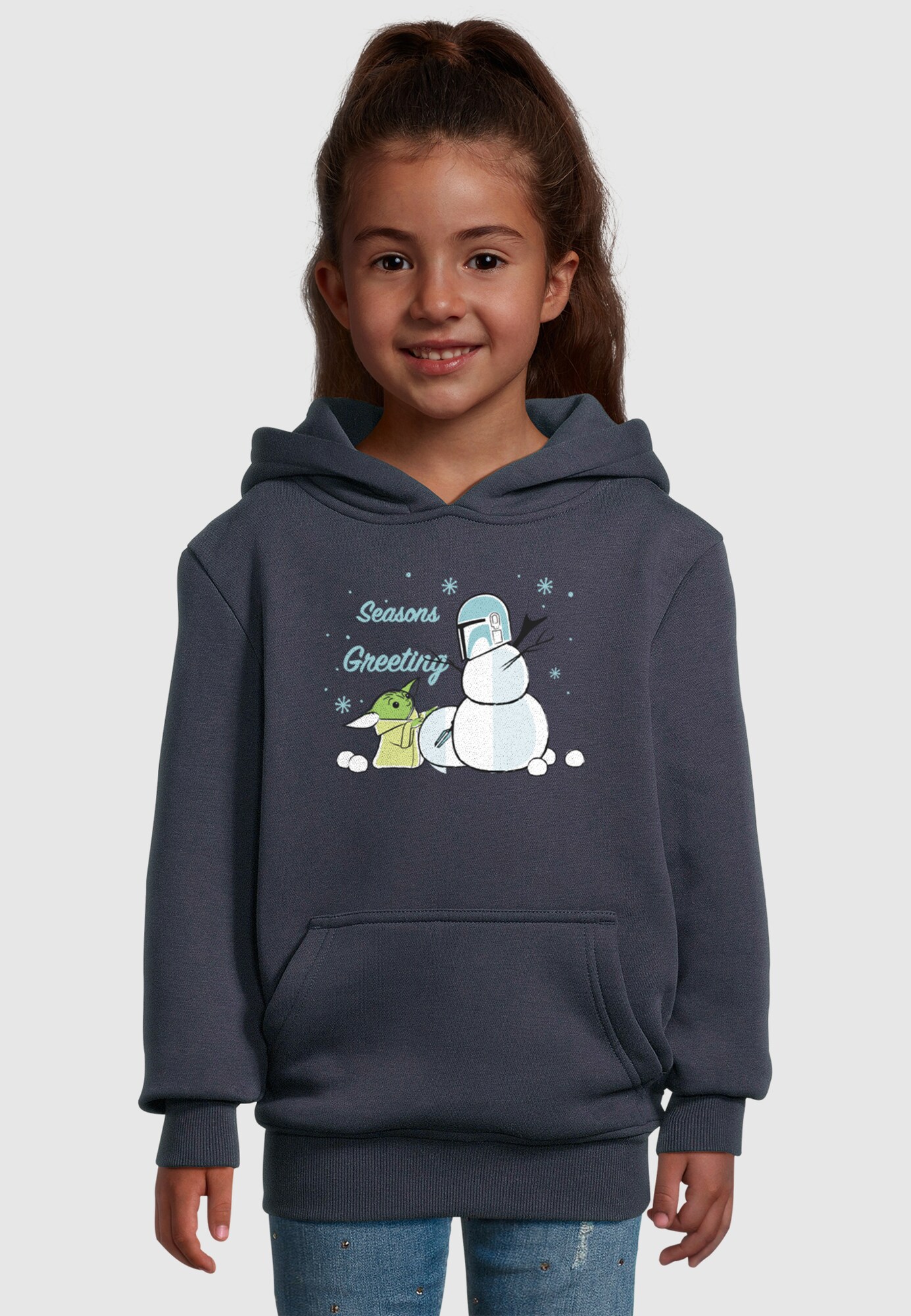 Thumbnail - Sweatshirt 'Mandalorian - Snowman Seasons Greeting'