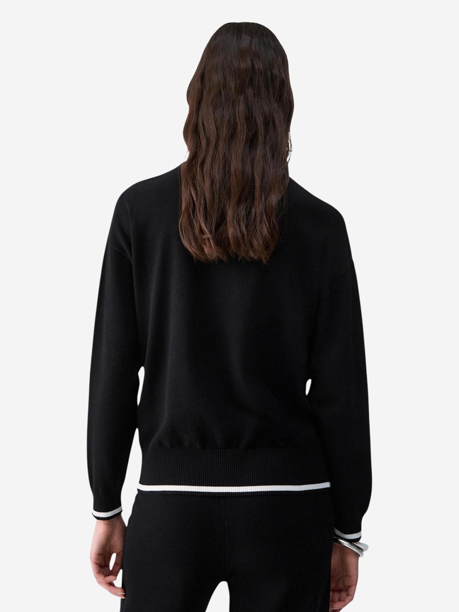 Liu Jo Jersey negro / blanco – imagen 10