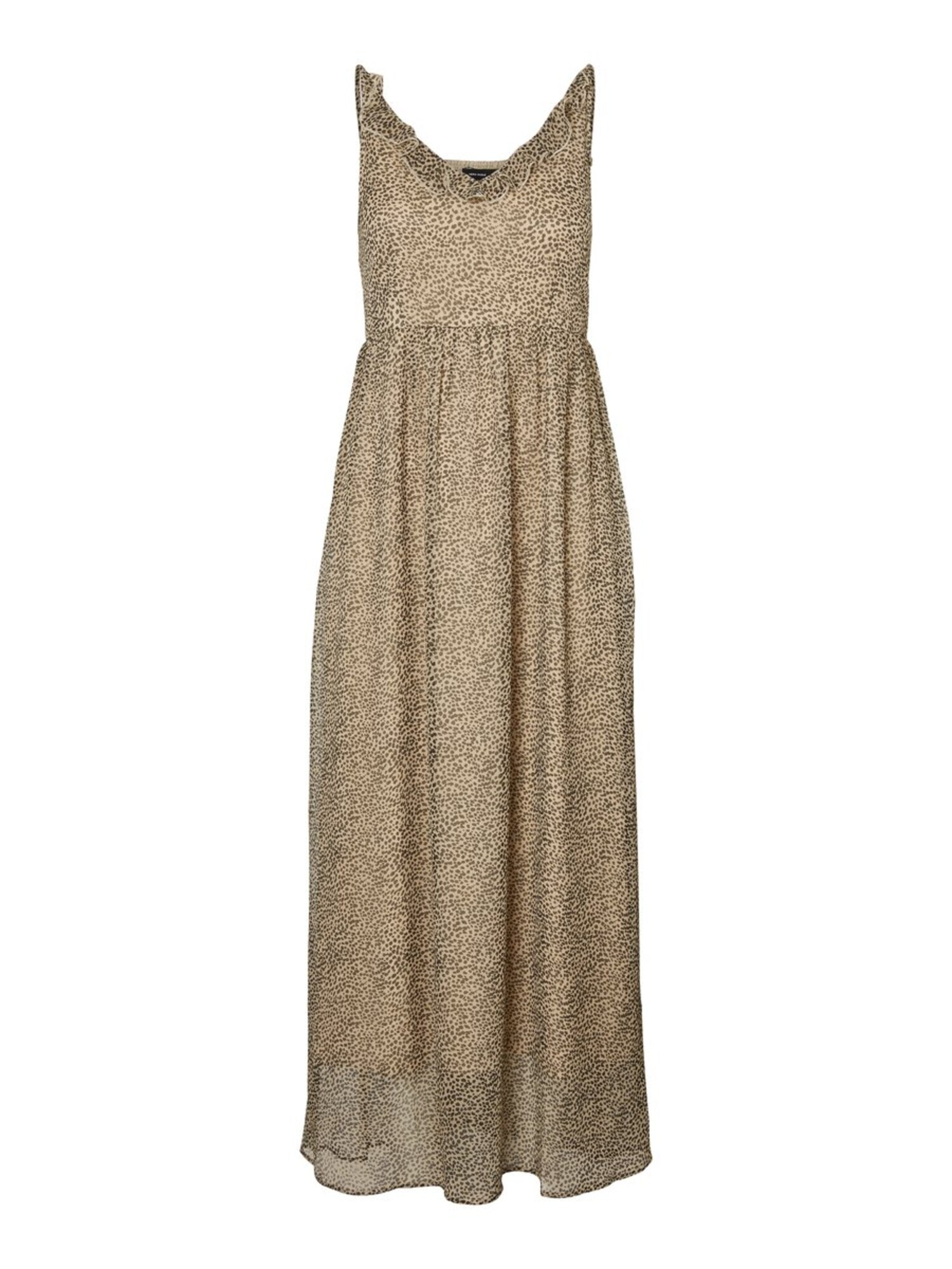 VERO MODA Suknelė 'KAY'  smėlio / margai juoda