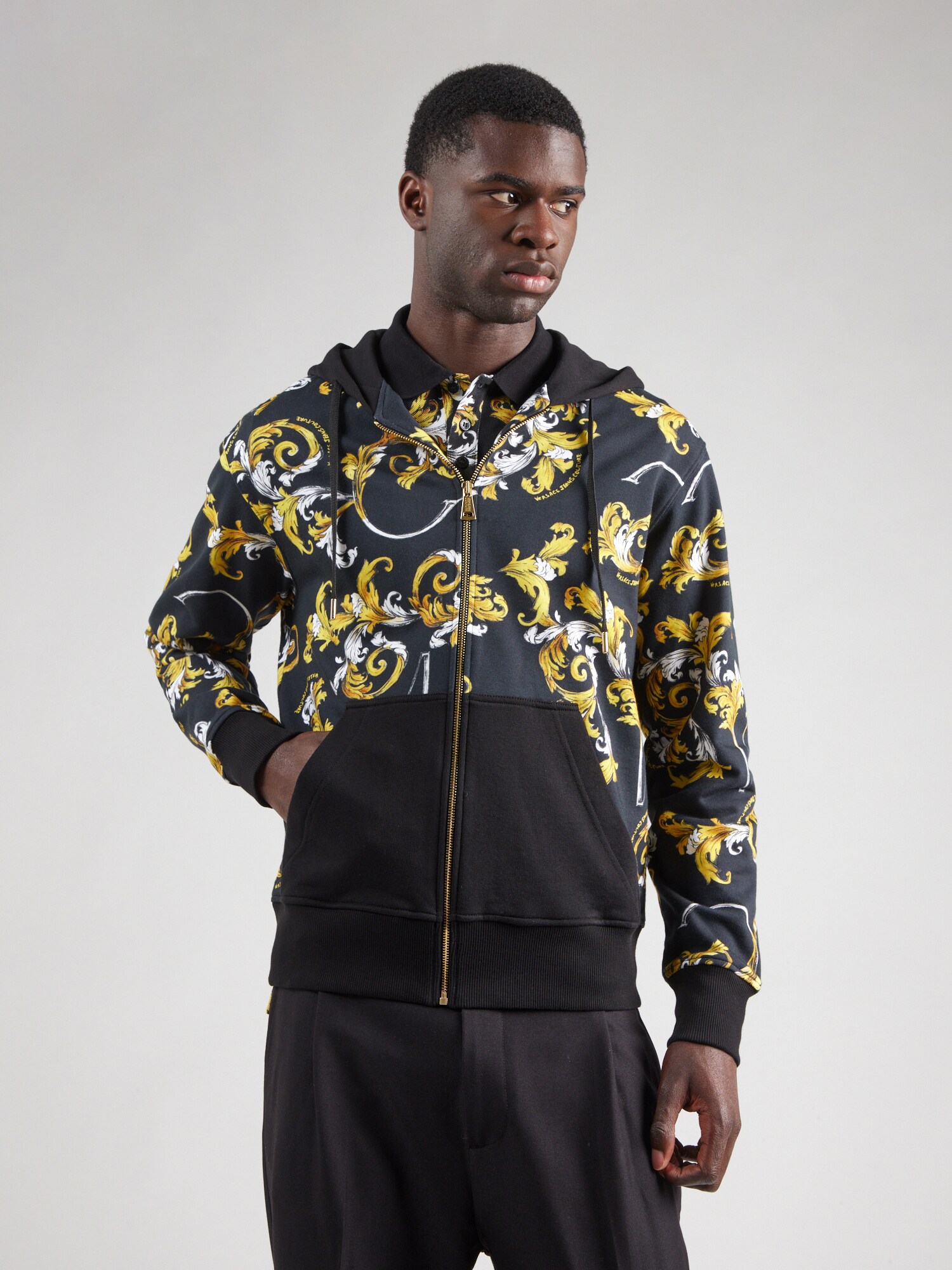 Versace Jeans Couture Tréning dzseki  sárga / fekete / fehér termék 2. képe