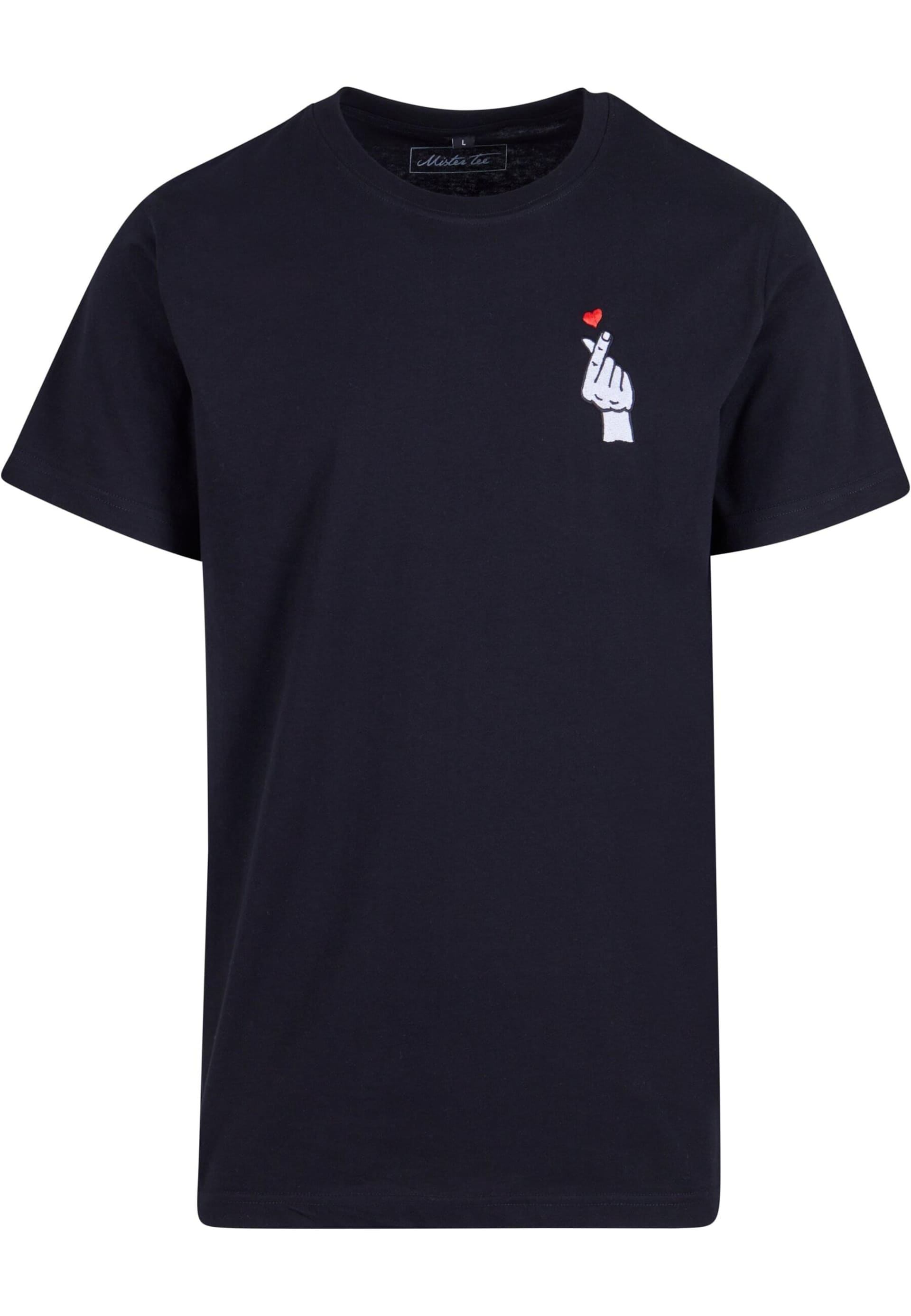 Mister Tee T-shirt 'Love Sign' blodröd / svart herr