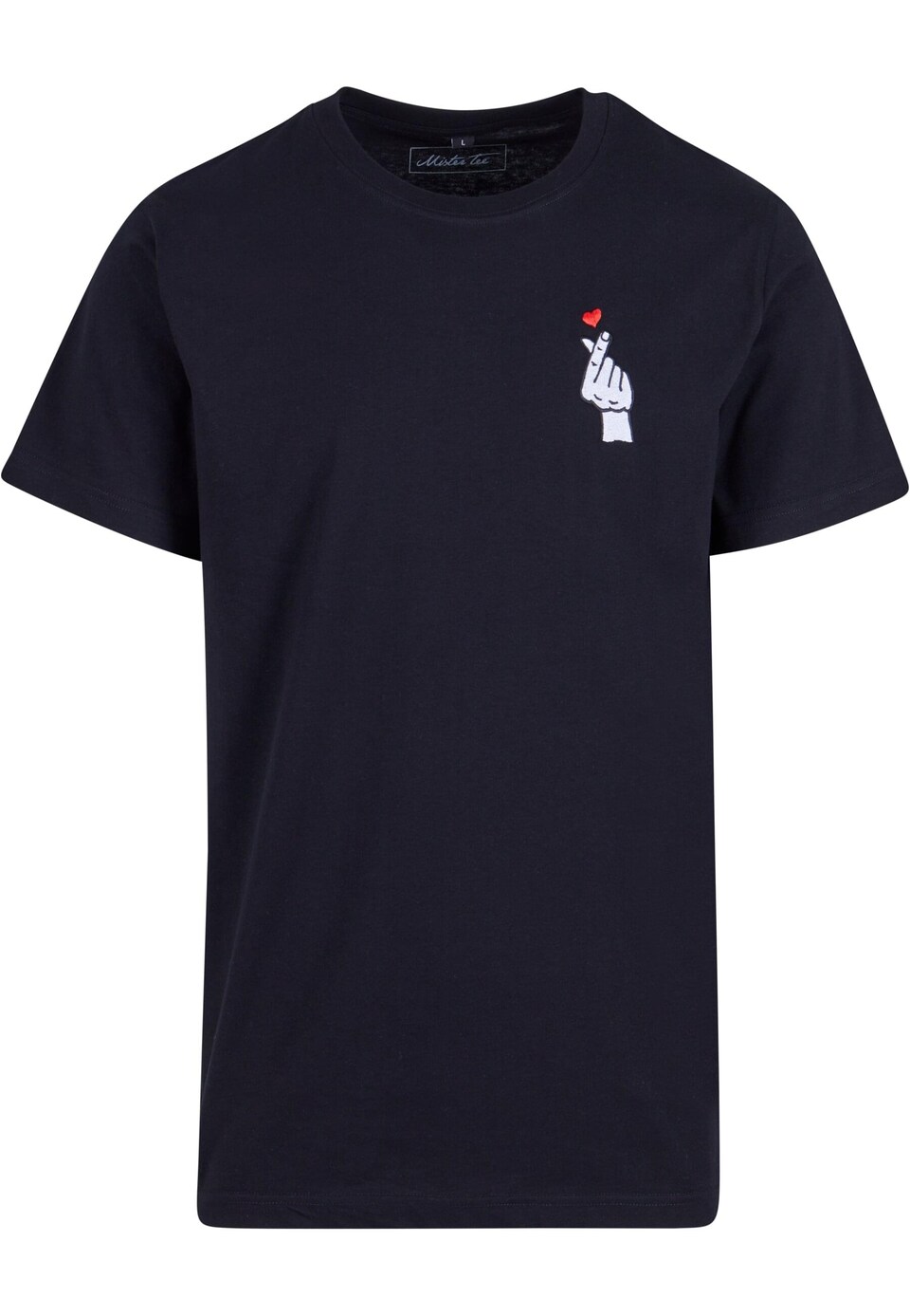 T-shirt 'Love Sign' blodröd / svart