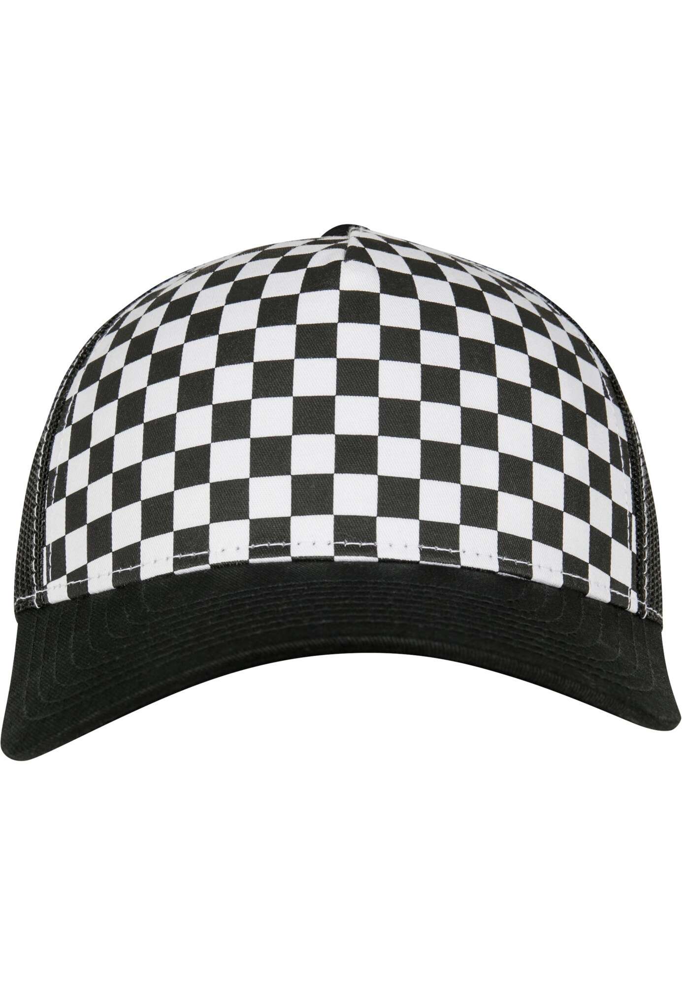 Flexfit Čiapka 'Checkerboard Retro Trucker'  čierna / biela (obrázok 3)