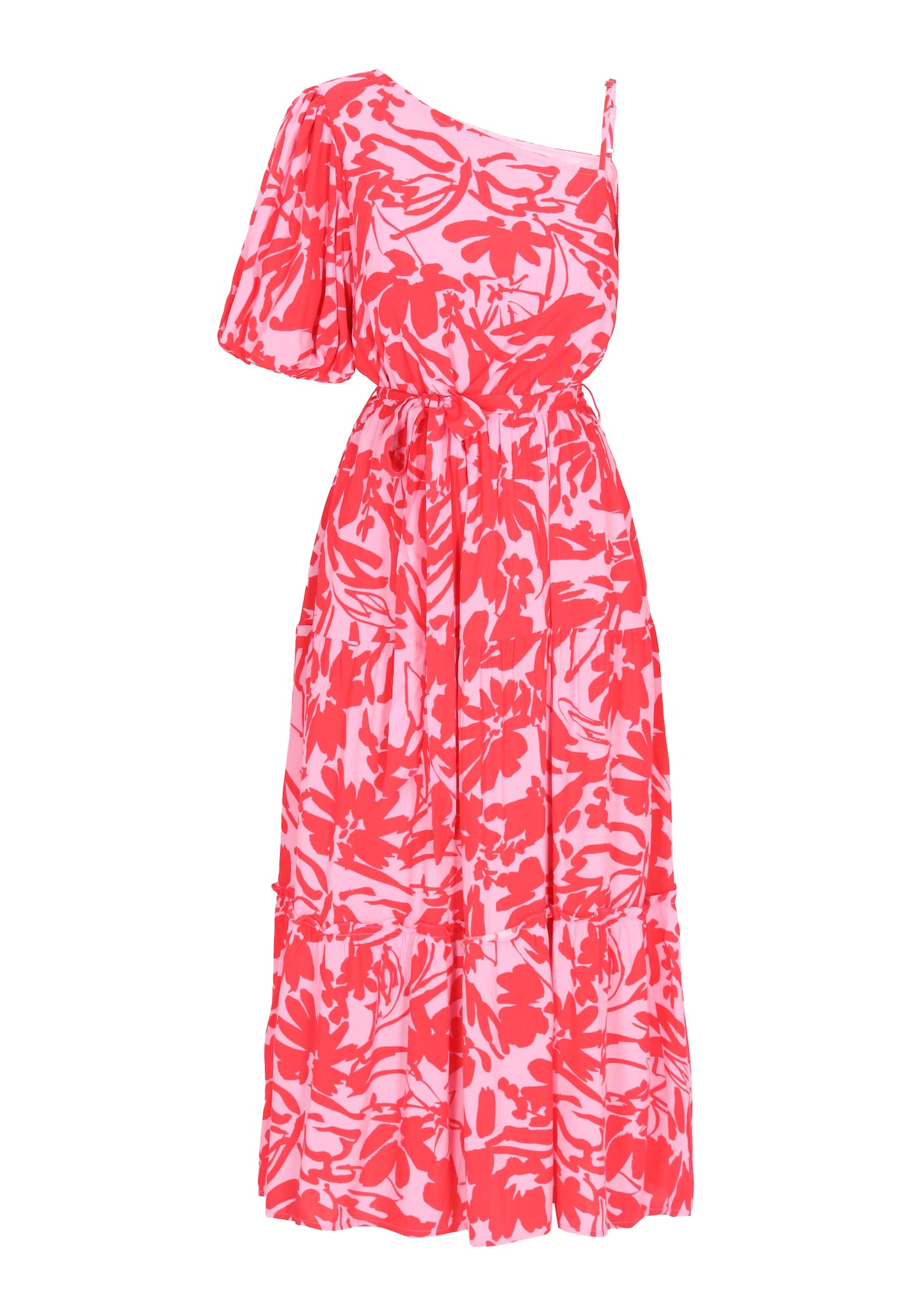 IZIA Vestido  rosa / rojo