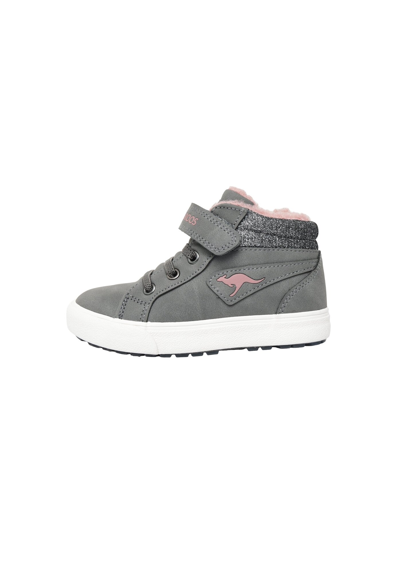 KangaROOS Tenisice 'KaVu III' siva / roza