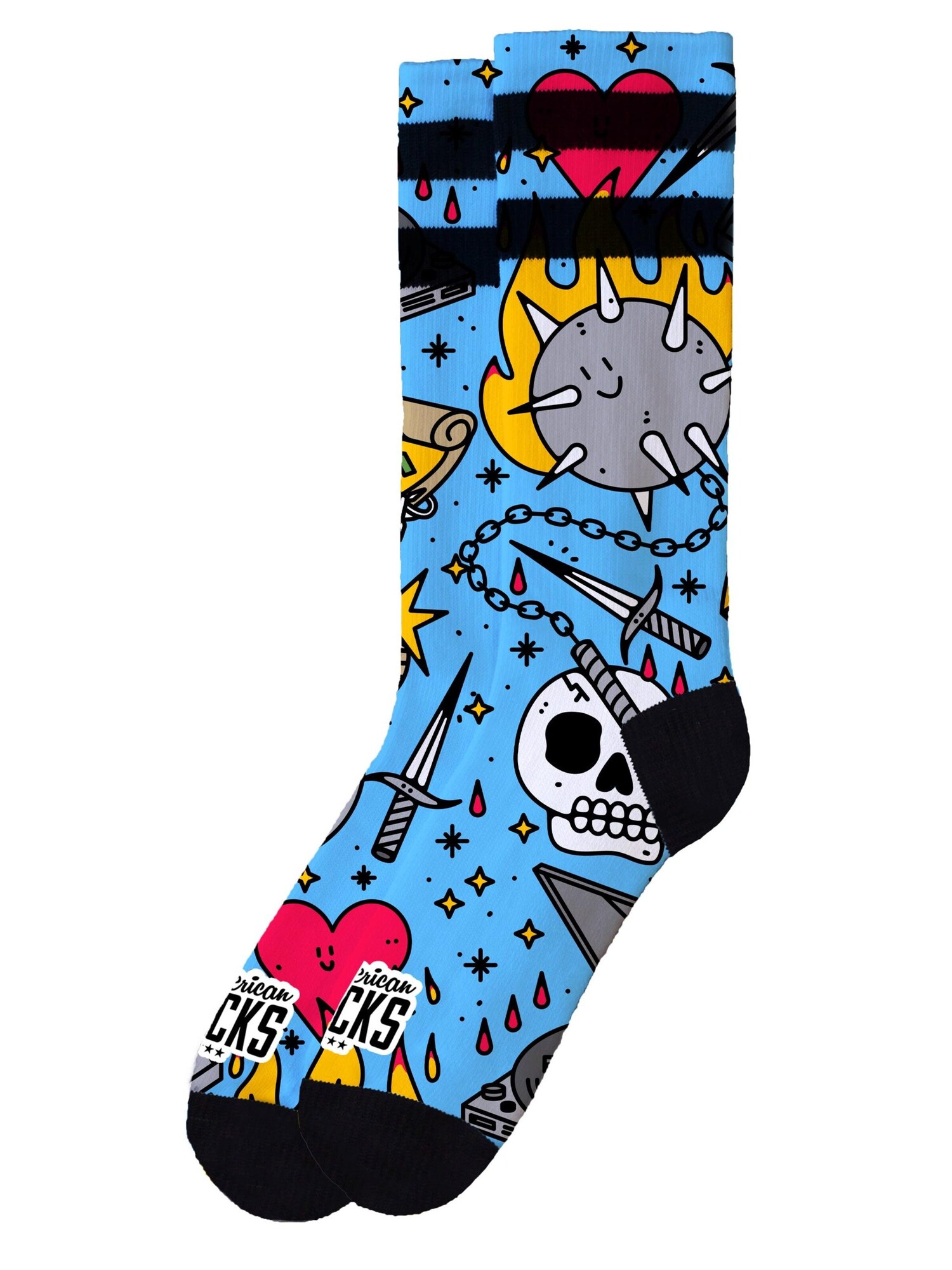 American Socks Calcetines 'Blast'  azul