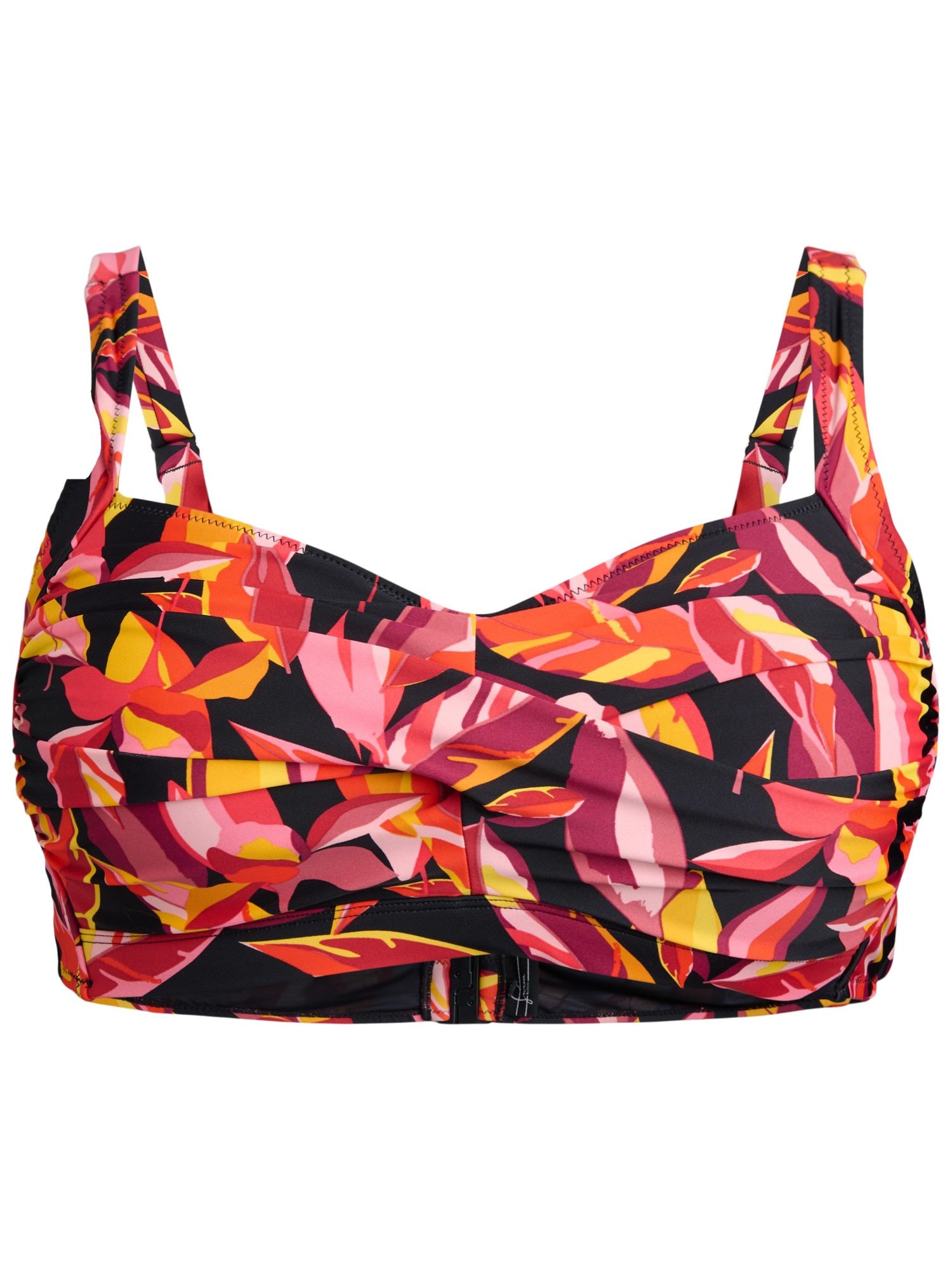 Swim by Zizzi Sutien costum de baie Stella  portocaliu / roșu / negru
