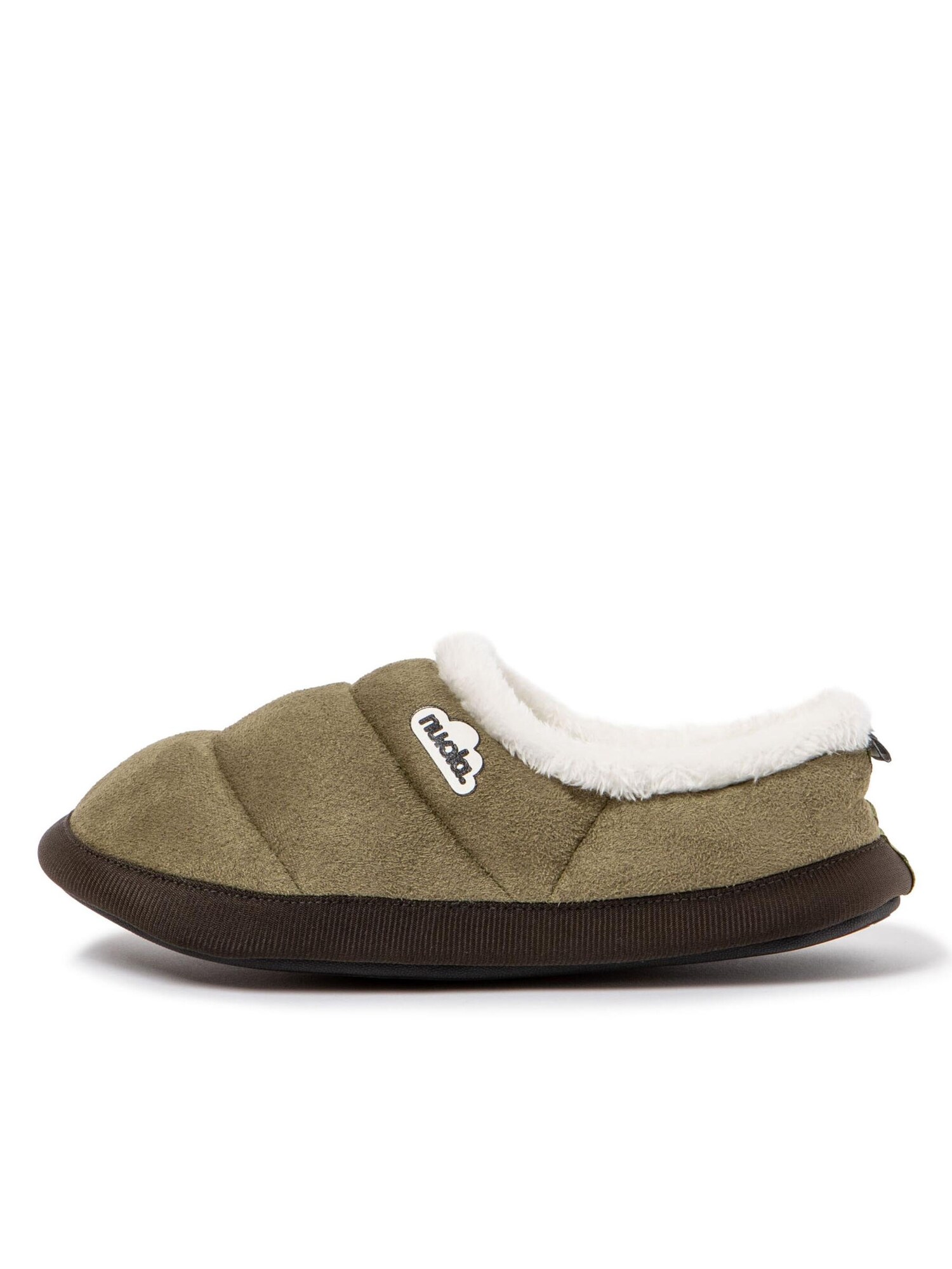 Nuvola. Zapatillas de casa 'Classic Velvet'  verde oscuro
