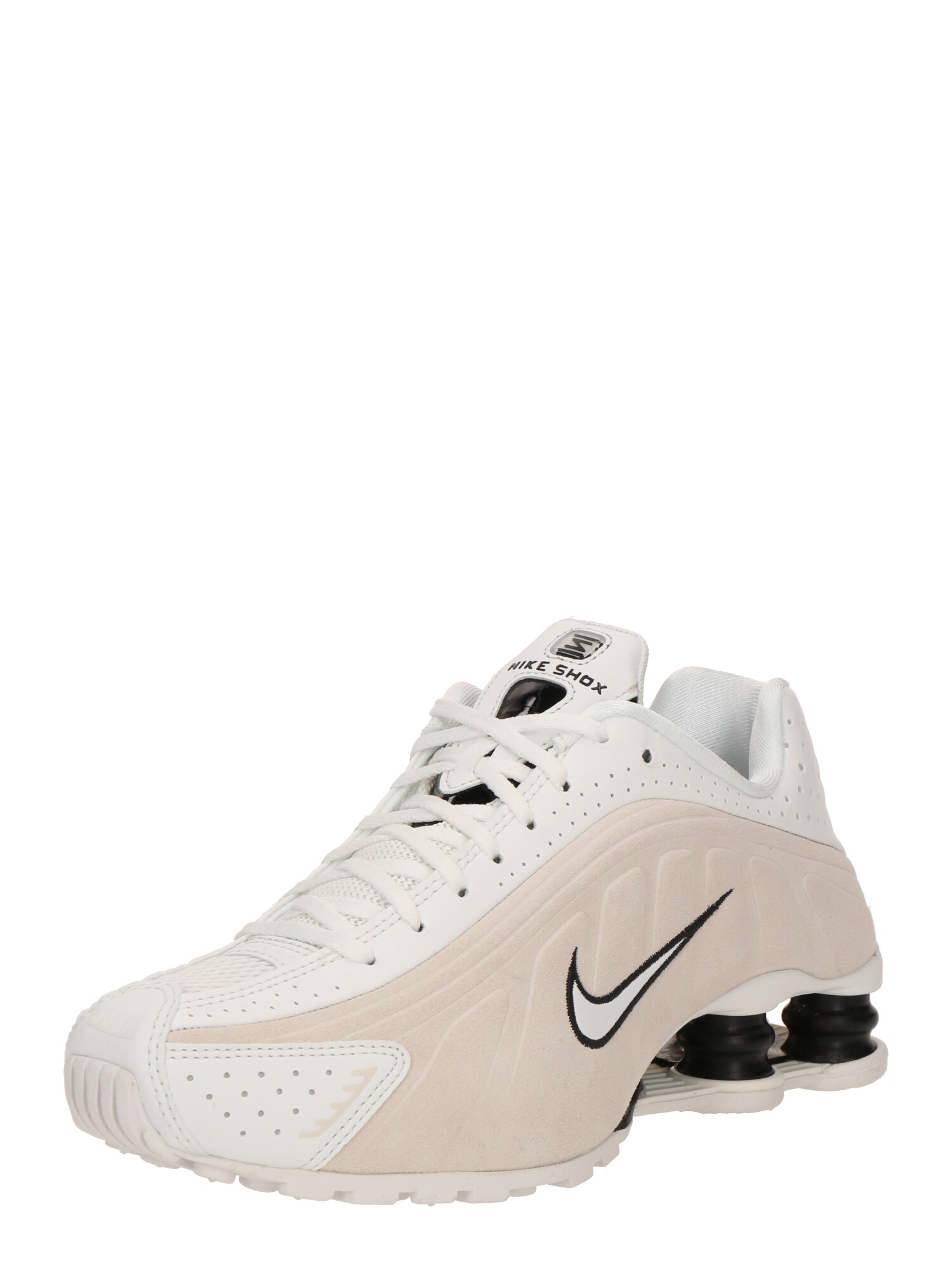 Nike Sportswear Nízke tenisky 'Shox R4'  čierna / biela / prírodná biela