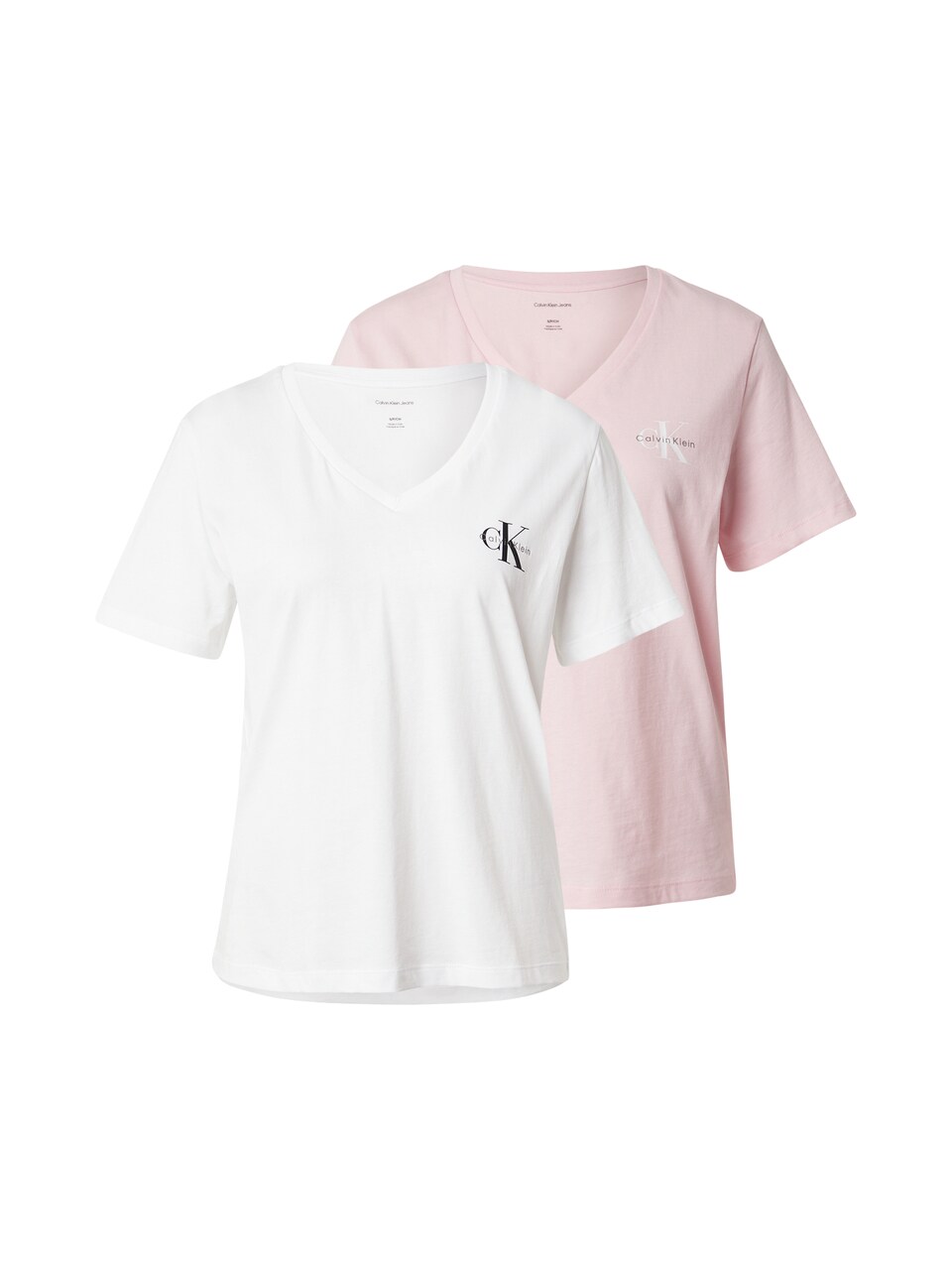 T-shirt rosa / svart