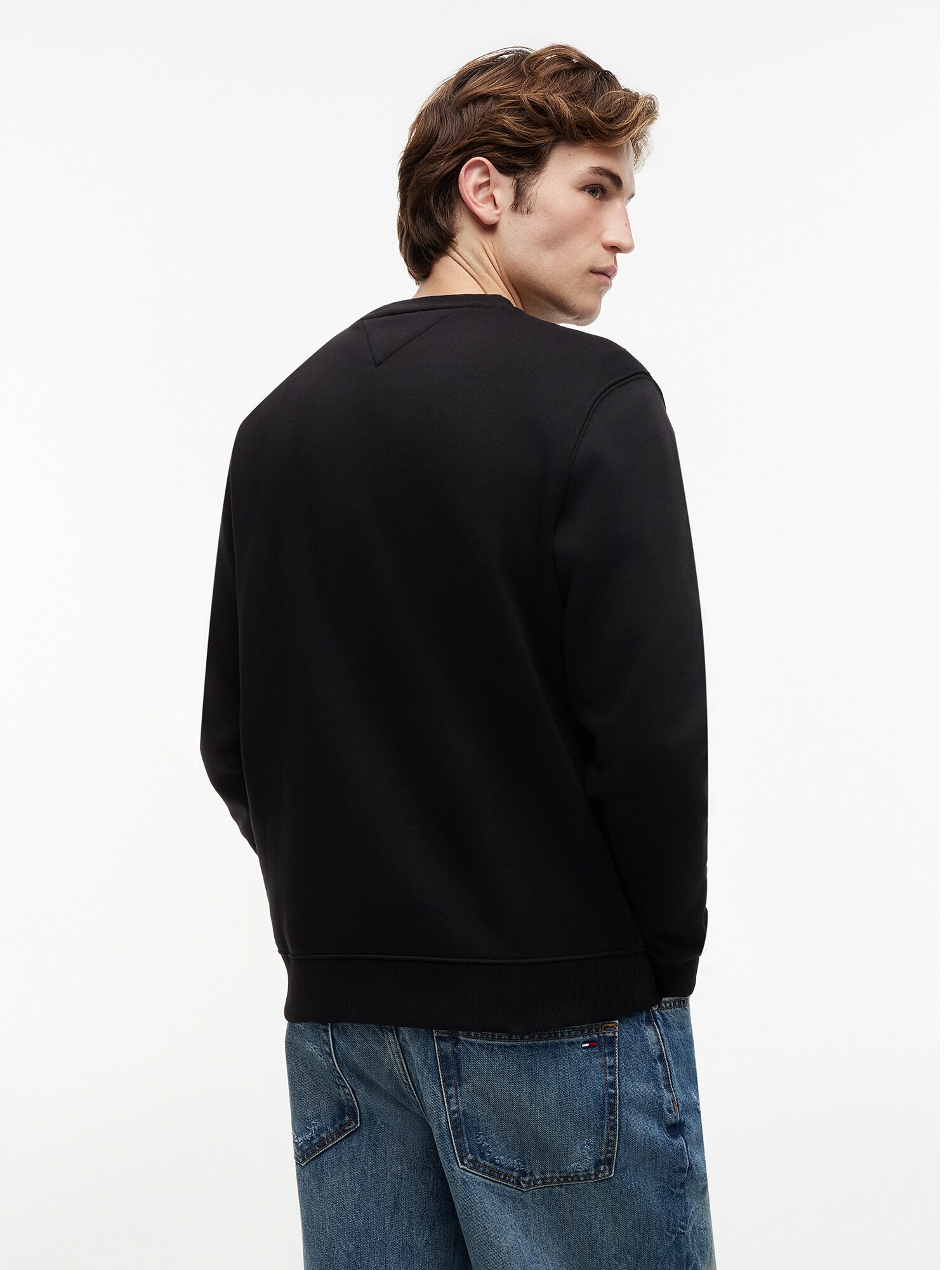 Tommy Jeans Mikina červená / čierna / biela (obrázok 3)