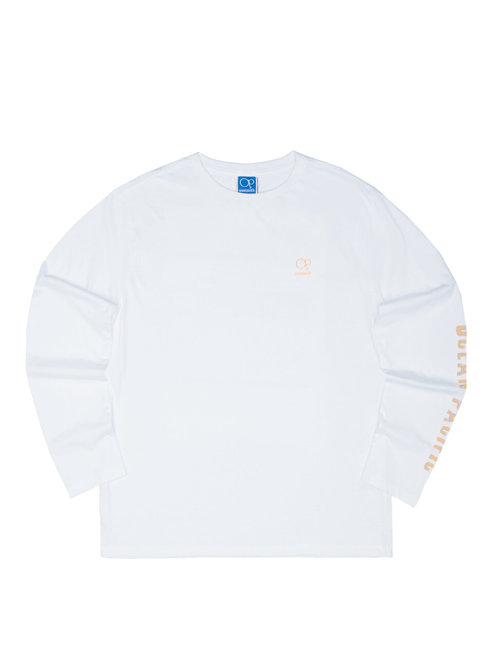 T-shirt 'Esperance' himmelsblå / orange / ljusrosa