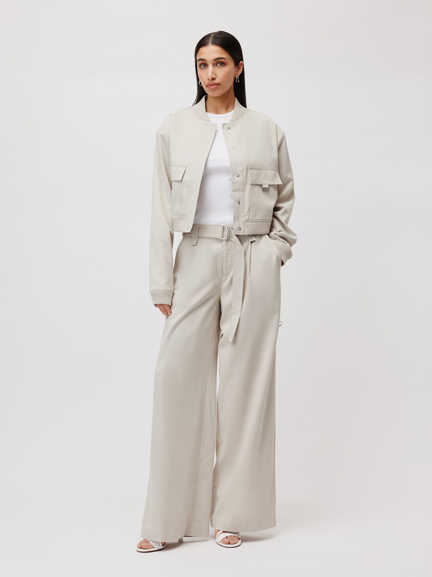 LeGer by Lena Gercke Plisované nohavice 'Guya Tall' béžová (obrázok 5)