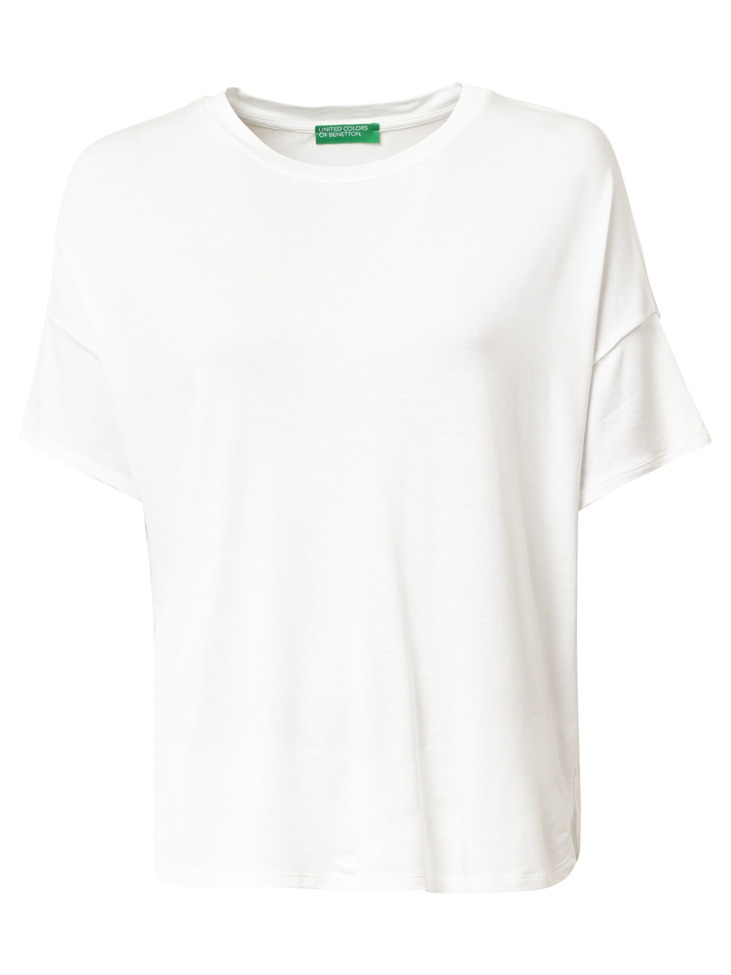 Жени > Дрехи > Тениски и топове > Тениски > Тениски с къси ръкави UNITED COLORS OF BENETTON Тениска  мръсно бяло