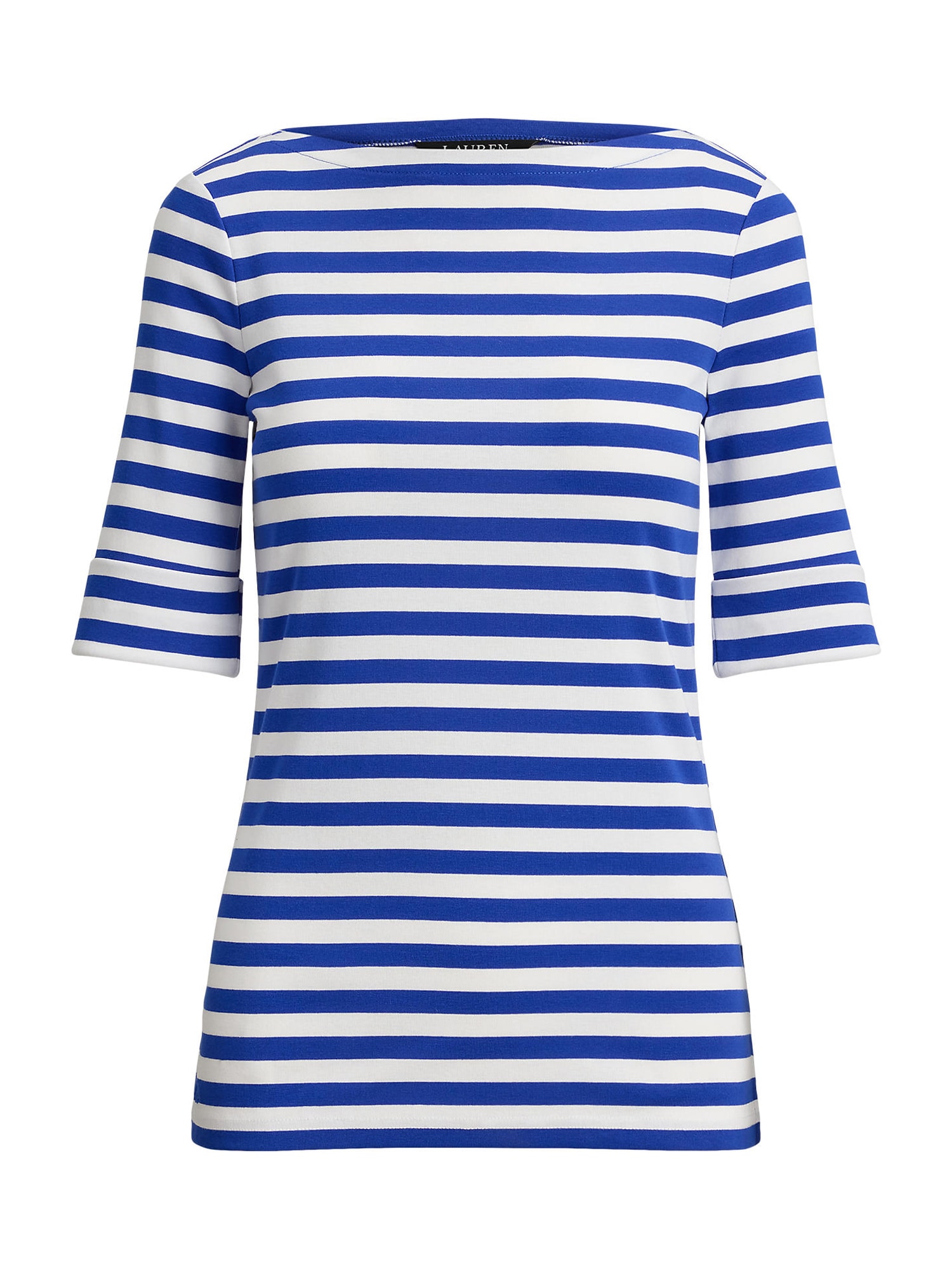 Lauren Ralph Lauren Tricou  albastru închis / alb