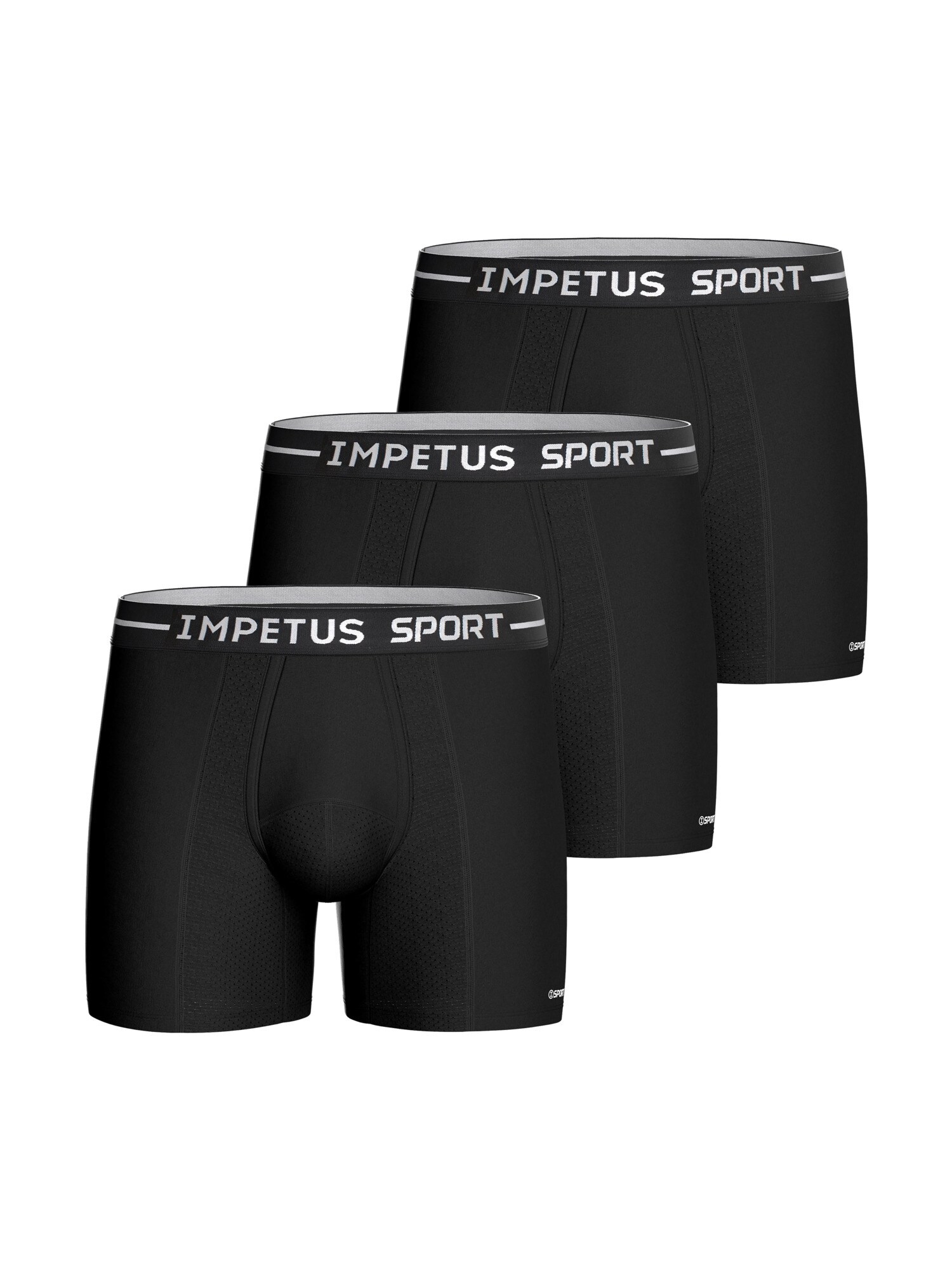 IMPETUS Calzoncillo boxer  negro / blanco