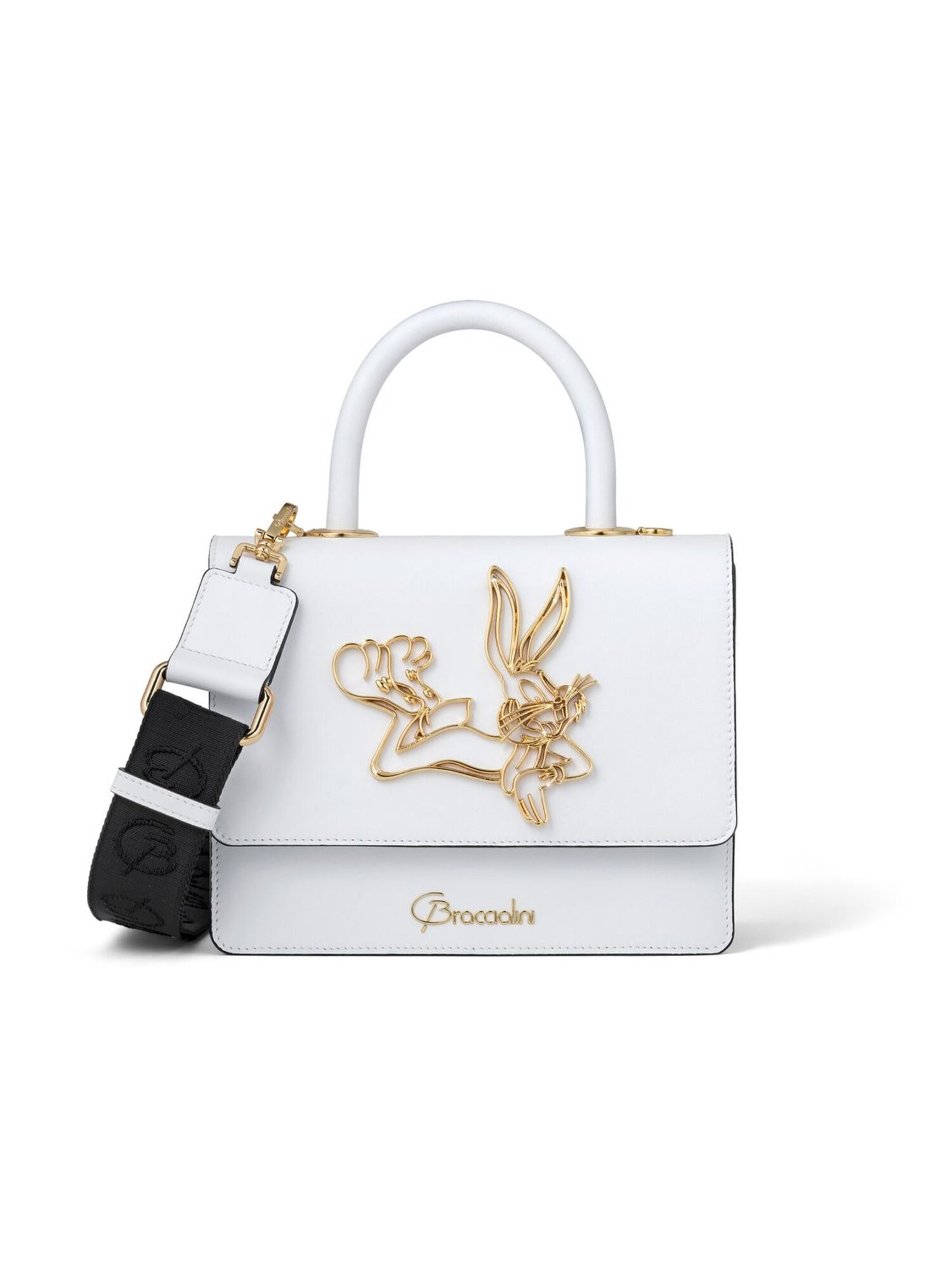 Braccialini Bolso de mano 'Audrey Bugs Bunny'  blanco