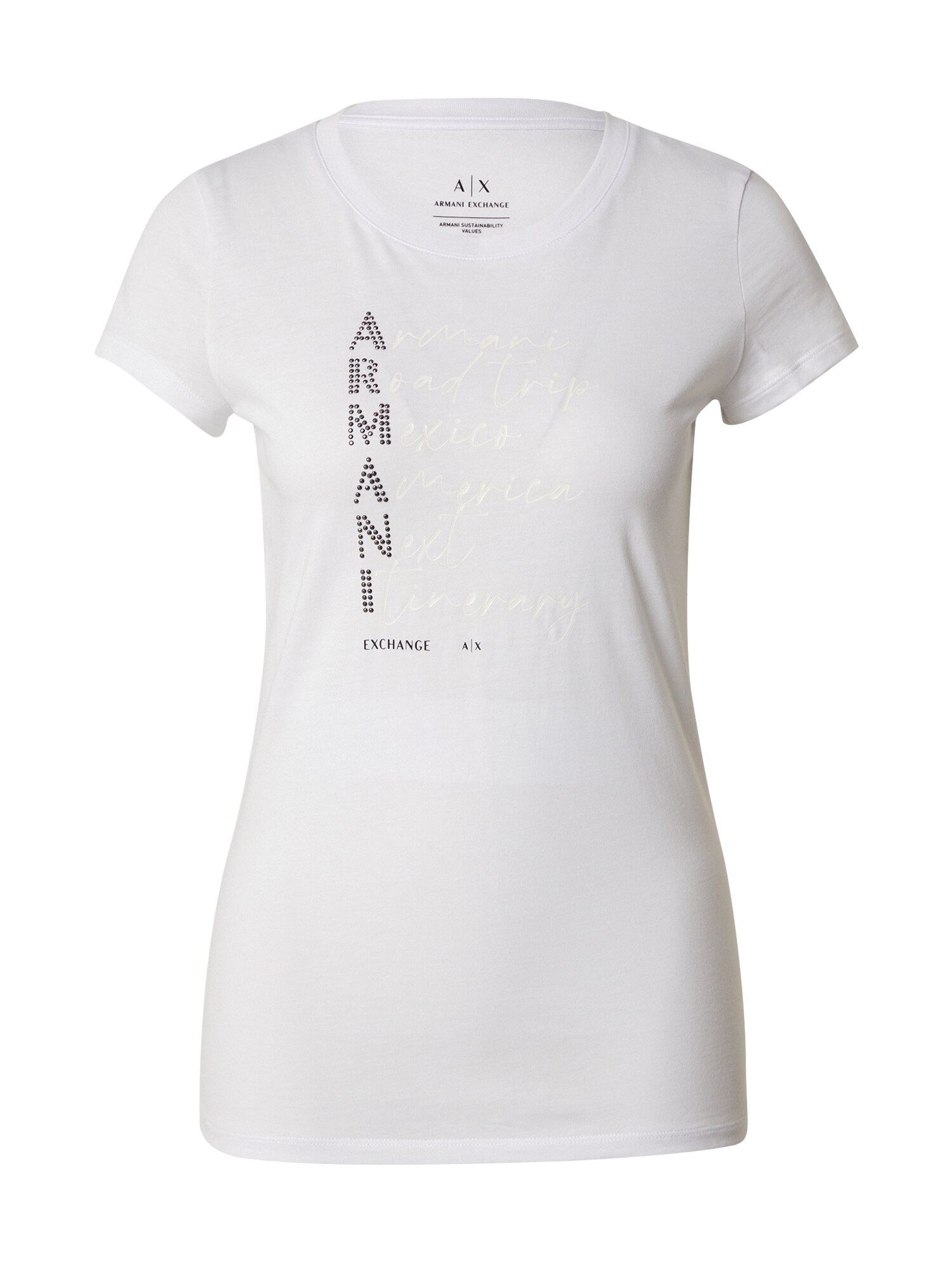 ARMANI EXCHANGE Tričko  biela