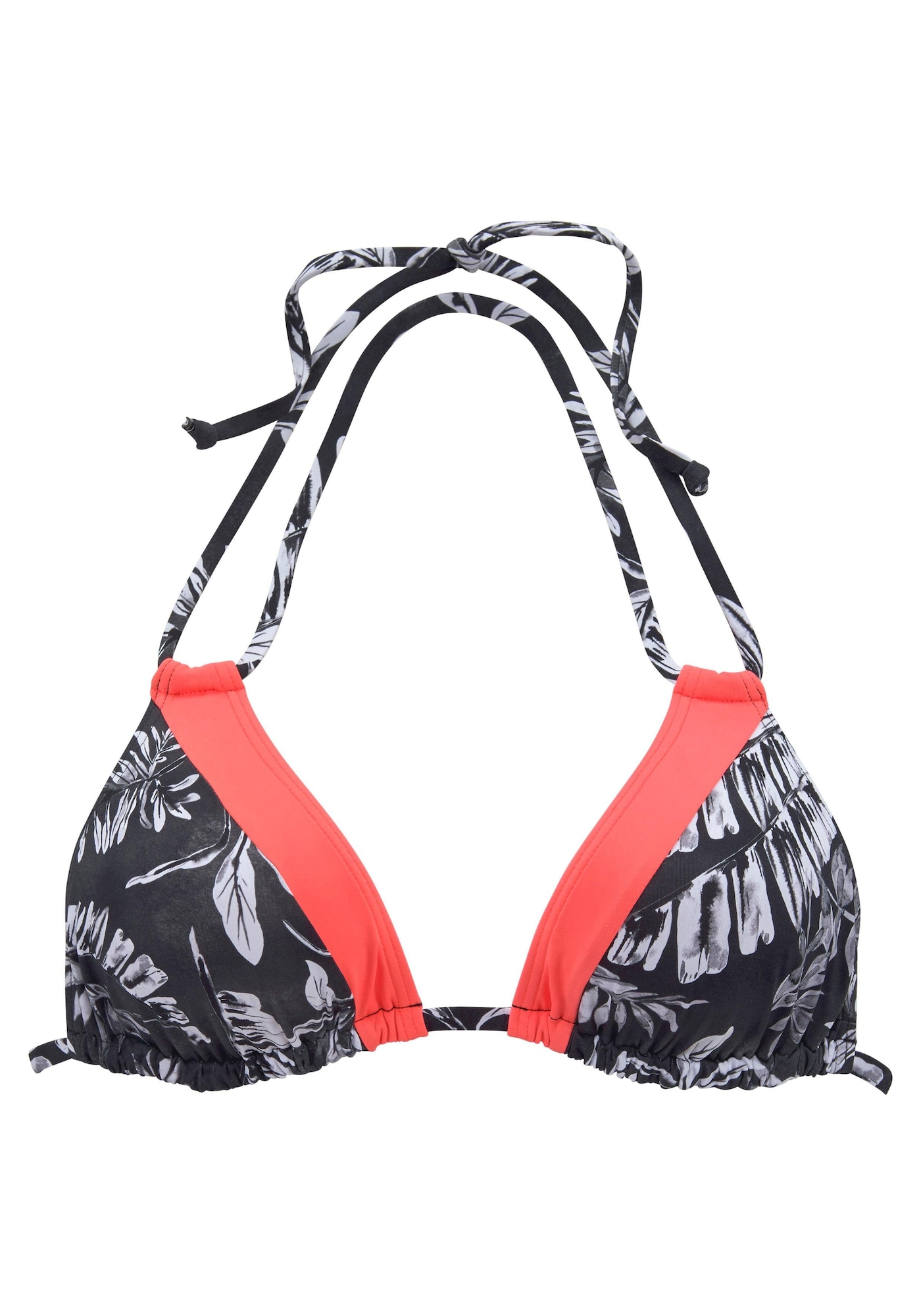 SUNSEEKER Sutien costum de baie  gri / roșu / negru / alb