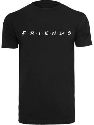 F4NT4STIC Shirt ‘Friends’ Zwart / Wit