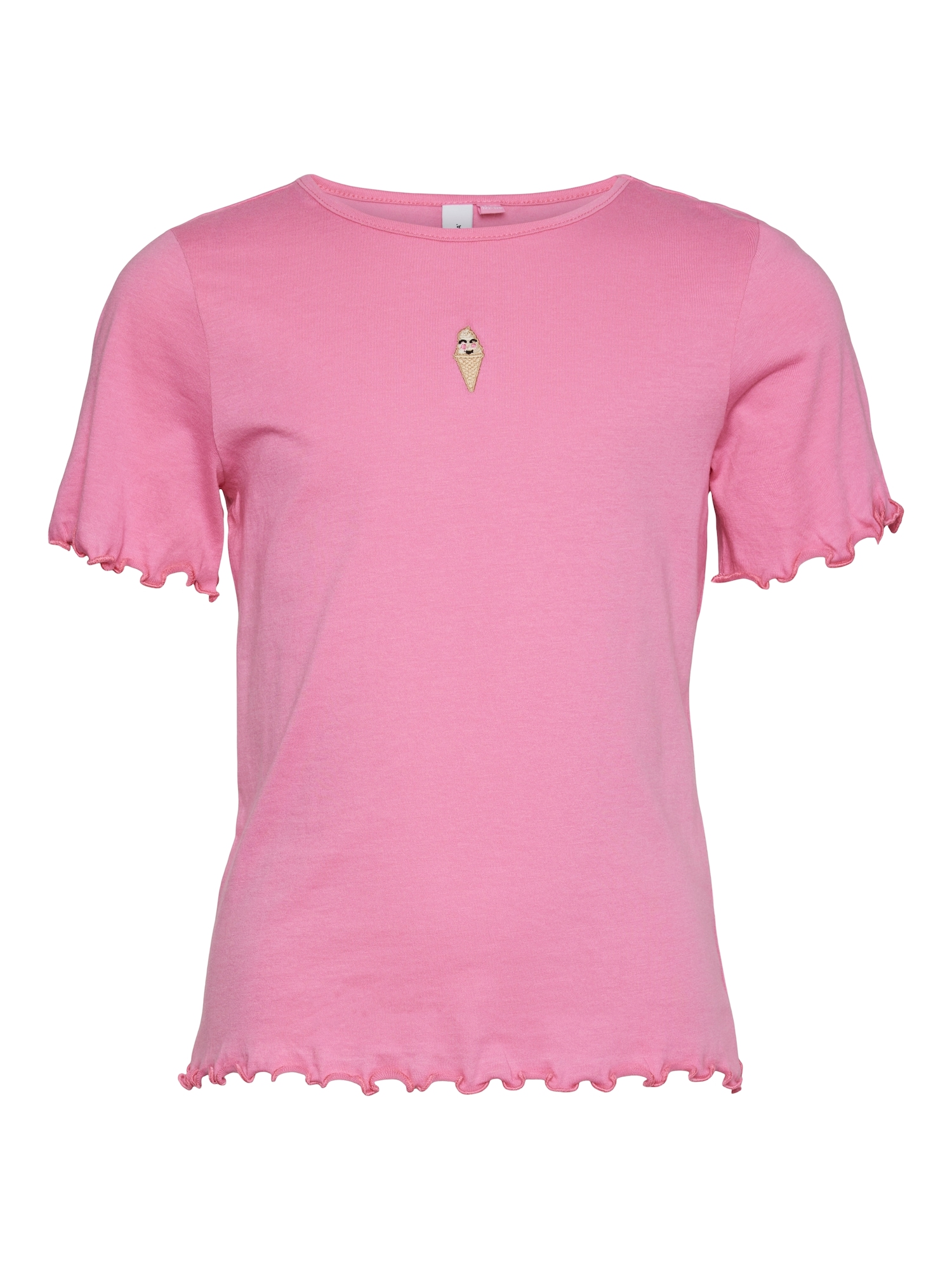 Vero Moda Girl Póló 'POPSICLE'  gitt / világos-rózsaszín / fekete