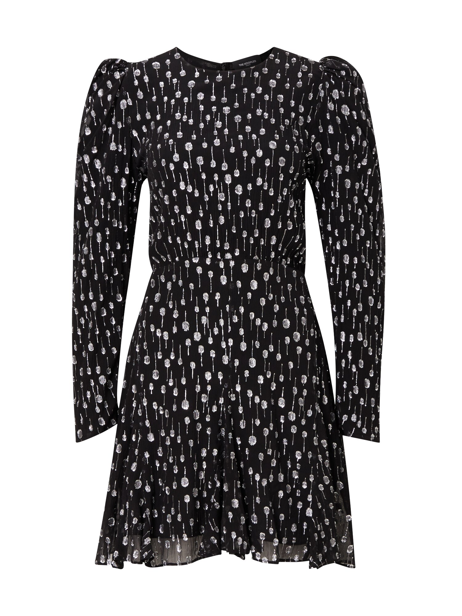 The Kooples Suknelė 'Robe'  sidabrinė / juoda
