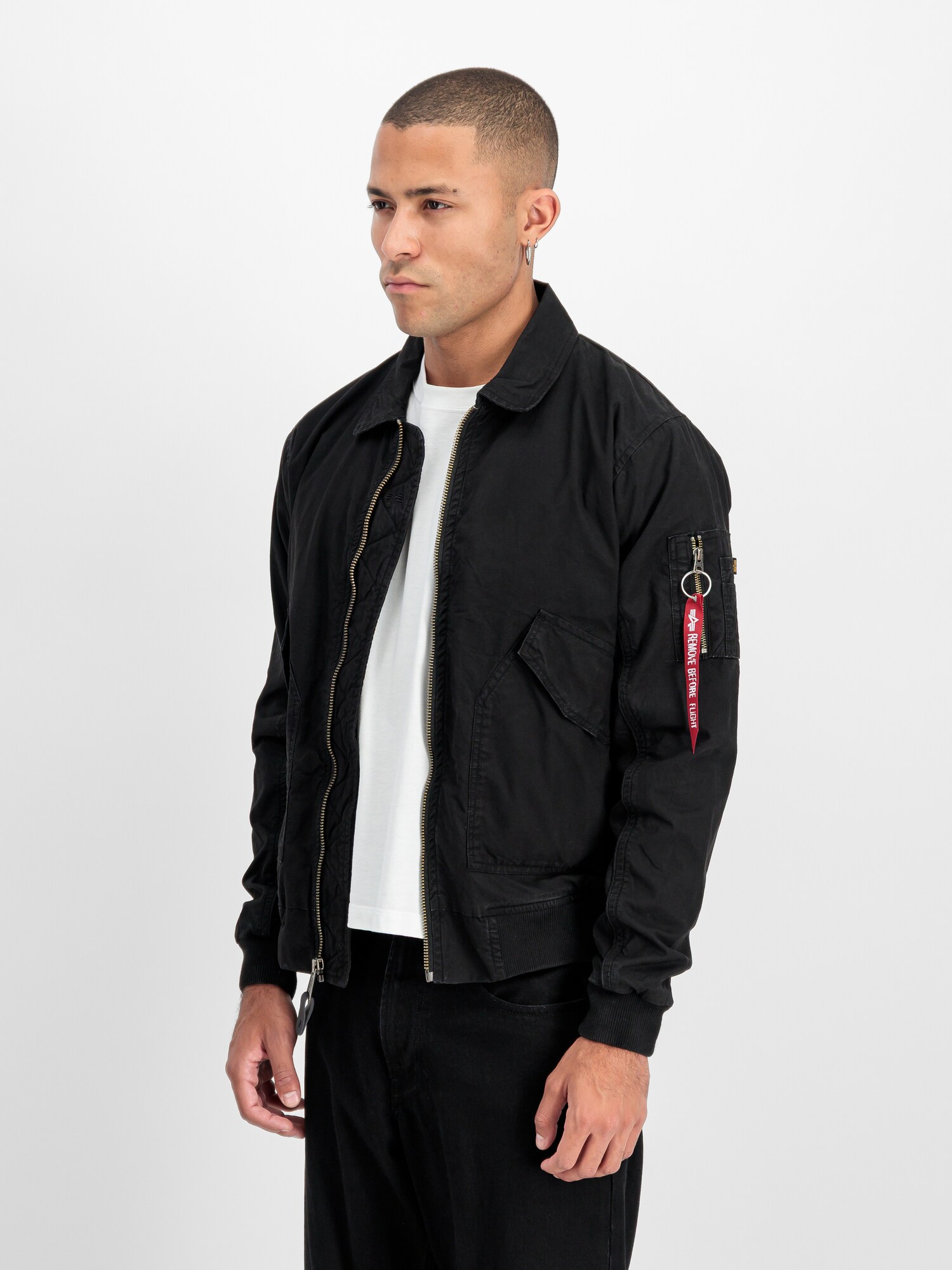 ALPHA INDUSTRIES Prechodná bunda 'CWU-36/P'  čierna (obrázok 4)
