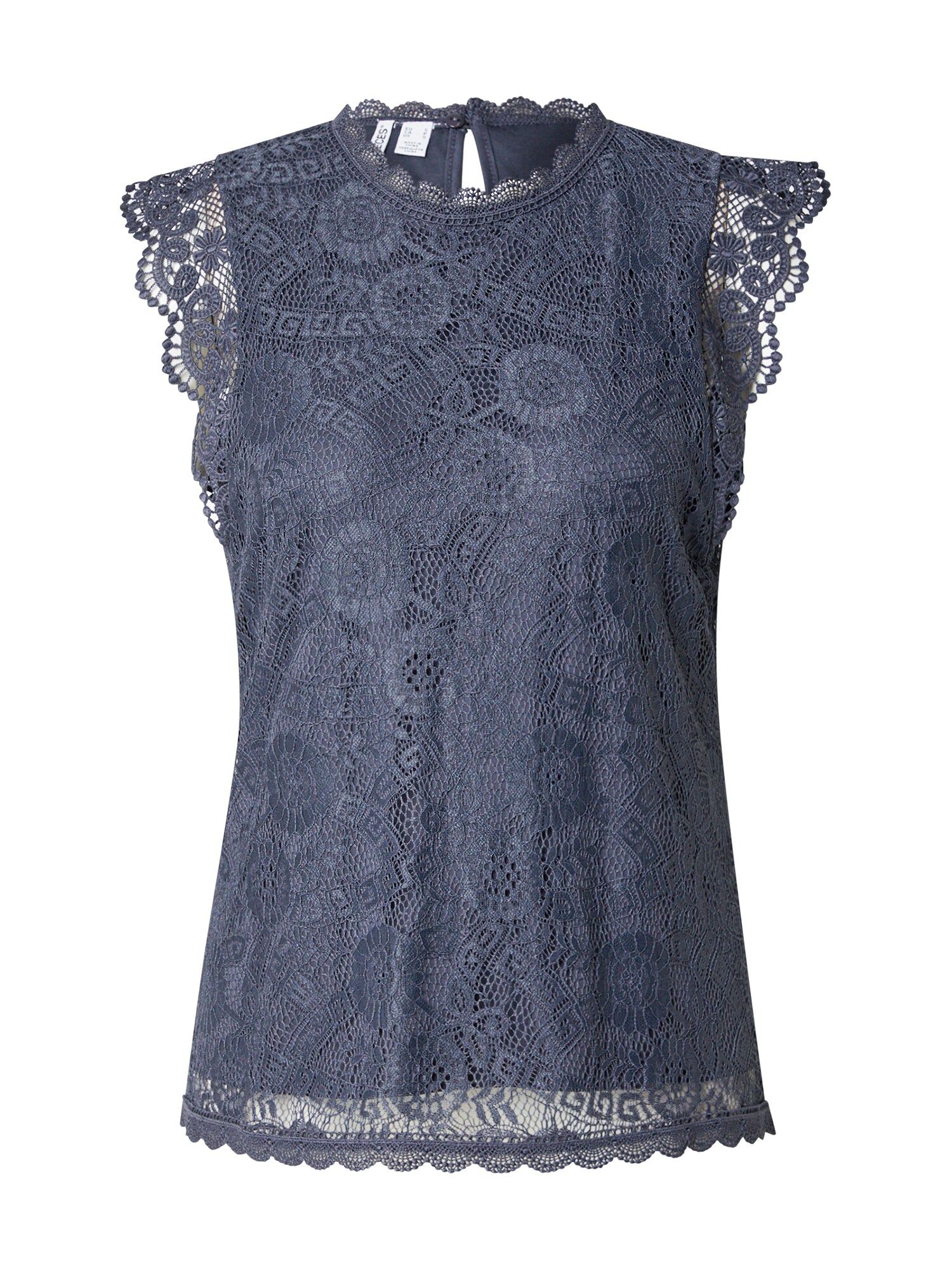 PIECES Bluză PCOLLINE  albastru închis