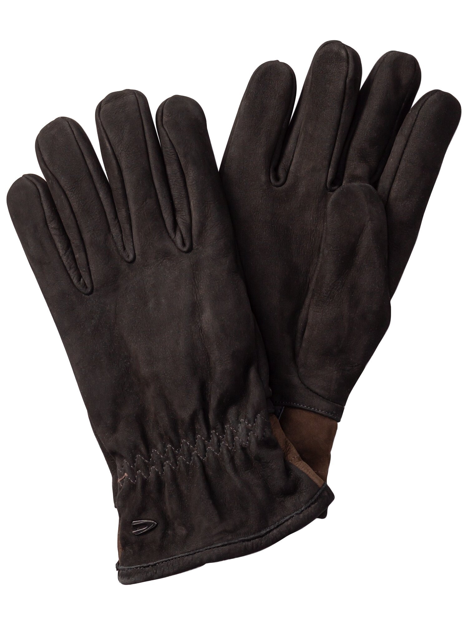 camel active CAMEL ACTIVE Lederhandschuh mit Kontrast-Patch schwarz