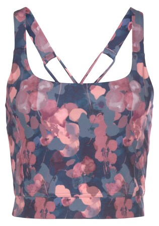 LASCANA ACTIVE, Sportovní top, modrá & pink