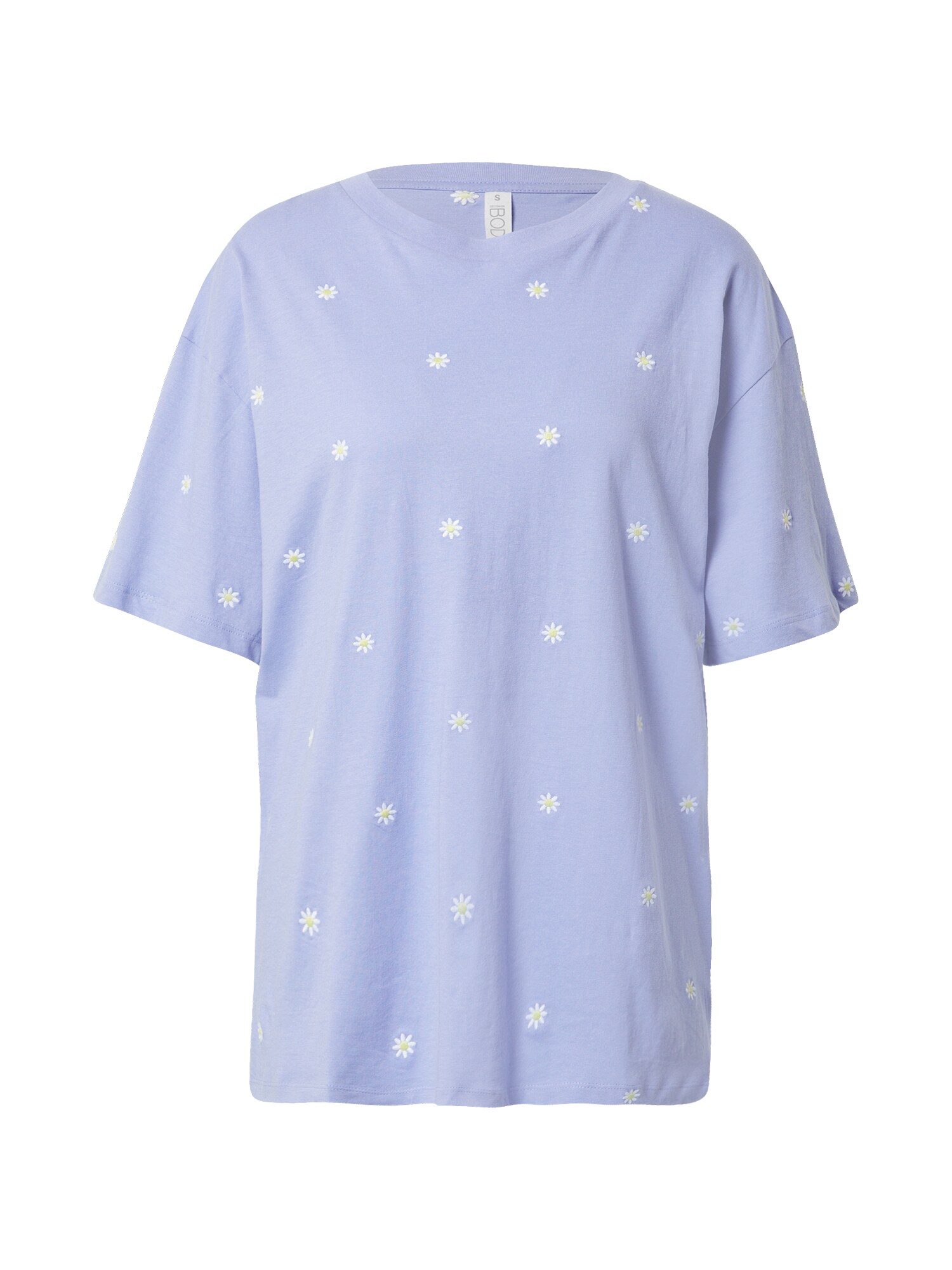 Cotton On Pižaminiai marškinėliai '90's'  šviesiai mėlyna / balta