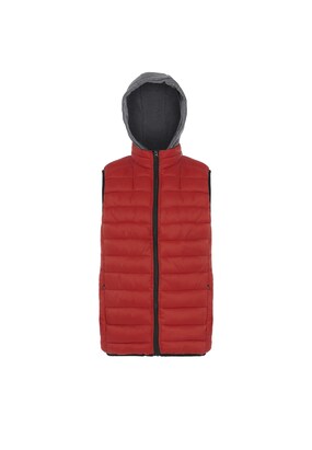 Flyweight Bodywarmer Grijs gemêleerd / Rood